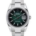 Rolex Datejust 126200 with green ombré dial and oystersteel case
