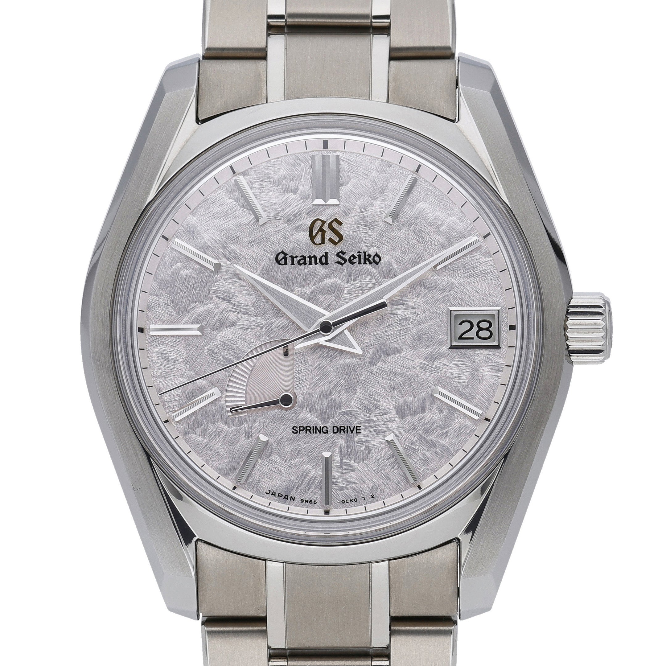 Grand Seiko Shunbun' Spring Cherry Blossom Spring Drive SBGA413G with pink dial and titanium case