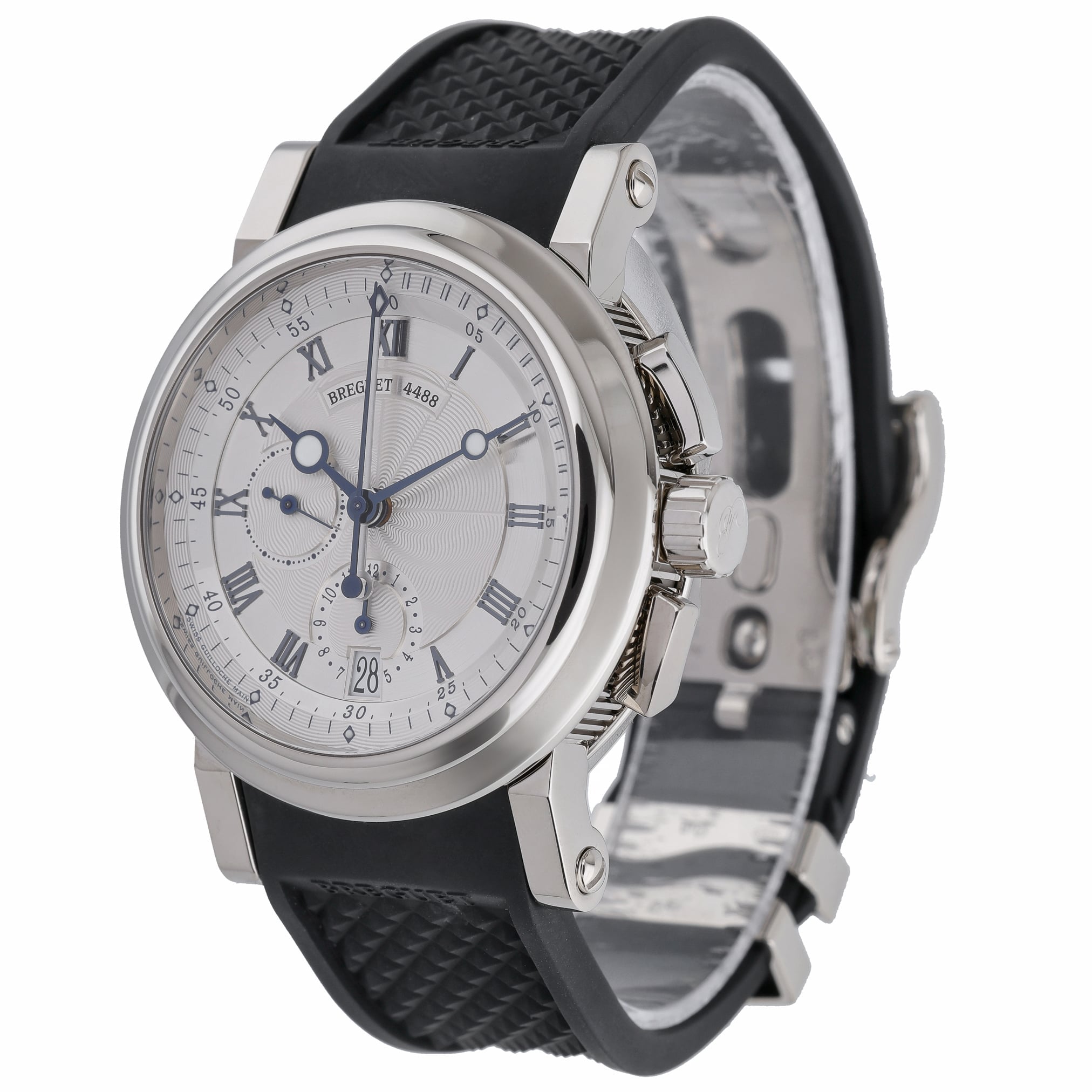 Breguet Marine 5827/BB/125/ZU with silver dial and 18ct white gold case - product image 3