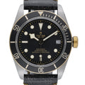 Tudor Black Bay S & G 79733N with black dial and steel case