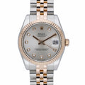 Rolex Datejust 31 178271 with silver dial and steel & rose gold case