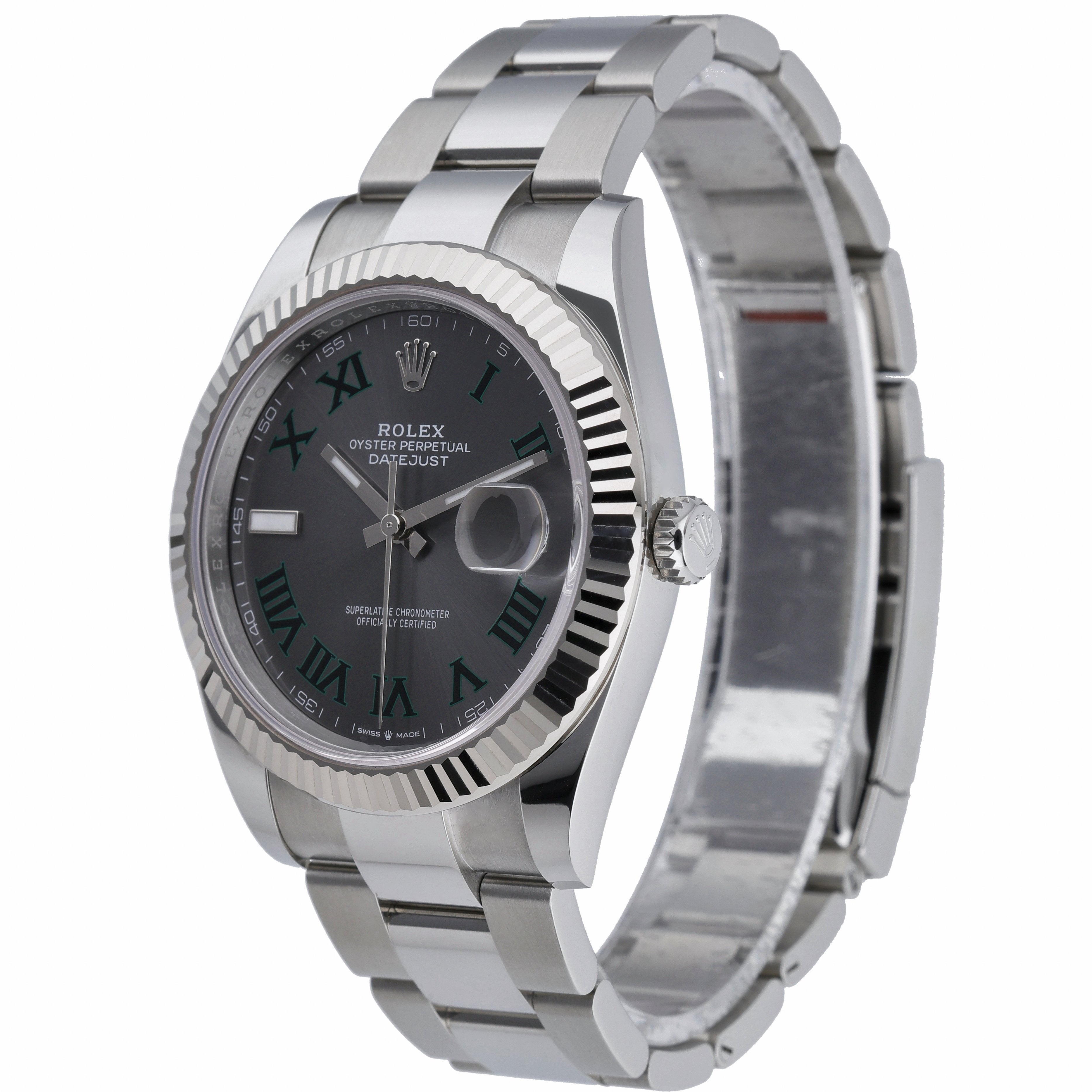 Rolex Datejust 41 126334 with slate dial and steel & white gold case - product image 3