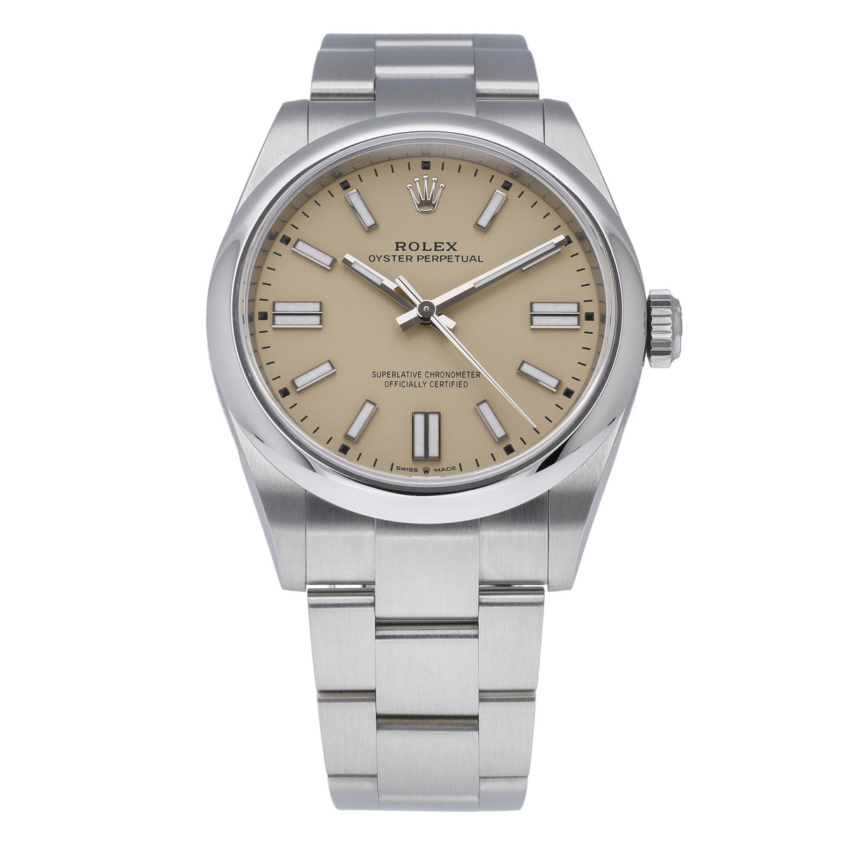 Rolex Rolex Oyster Perpetual 41 134300 with beige dial and oystersteel case - product image 3