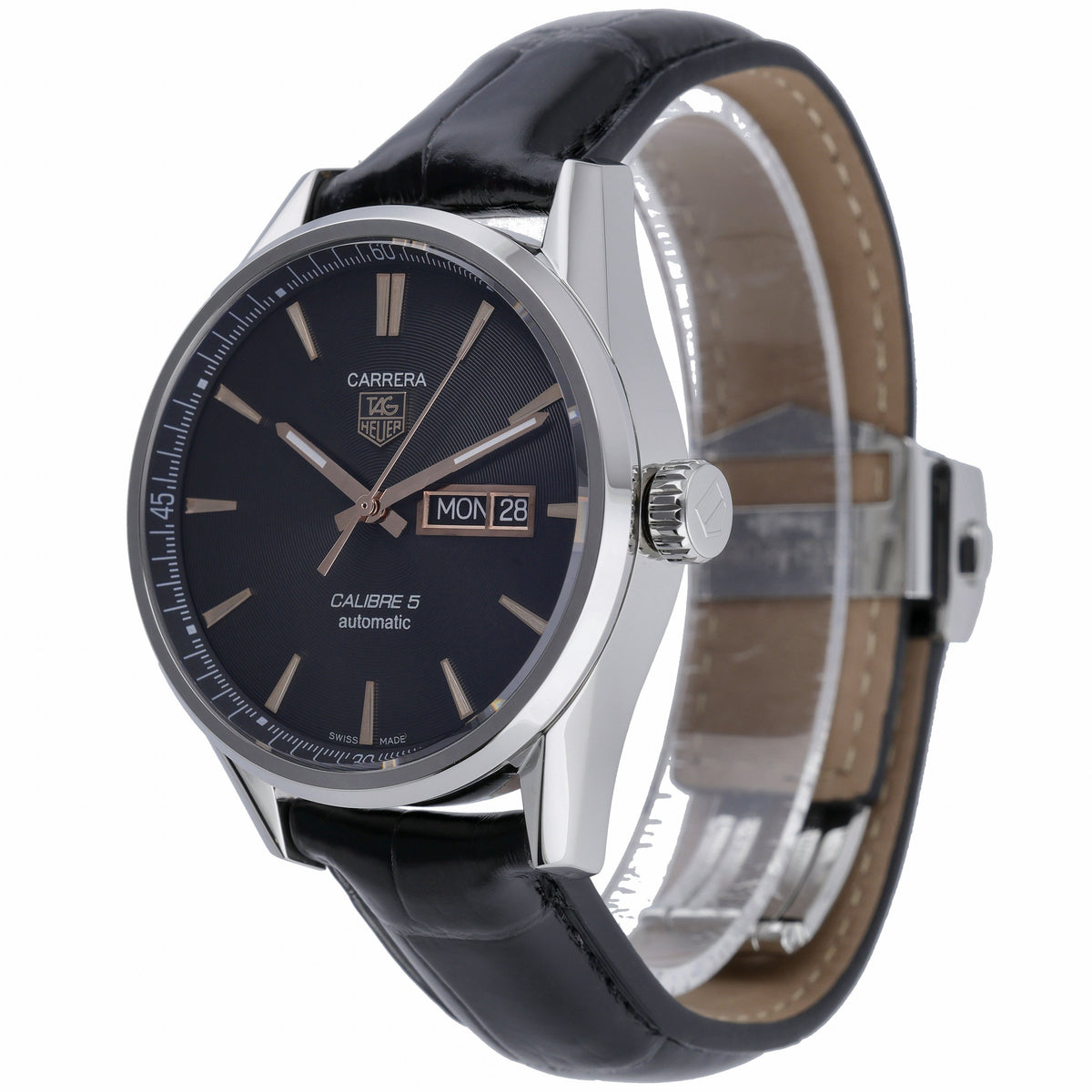 Tag Heuer Carrera WAR201C with black dial and steel case - product image 3