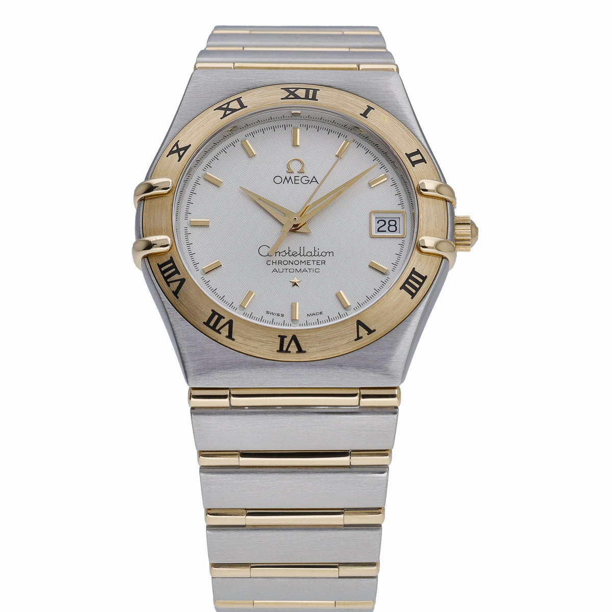 Omega Constellation 368.1201 with champagne dial and steel & yellow gold case - product image 2