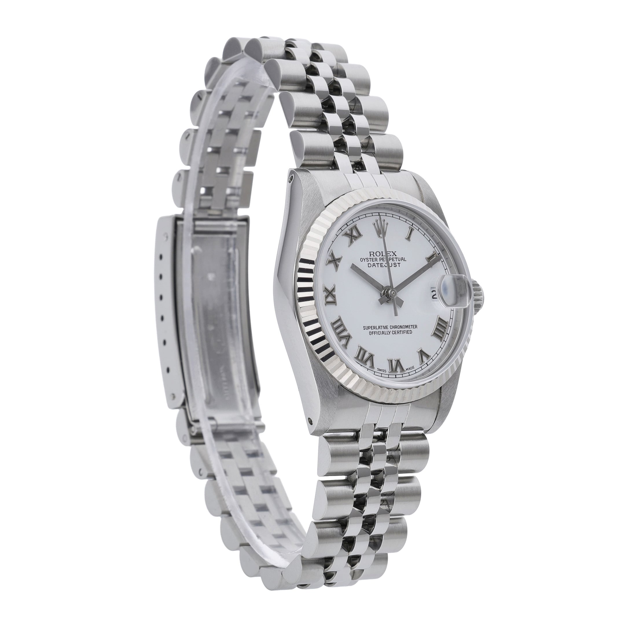 Rolex Datejust 68274 with white dial and oystersteel case - product image 4
