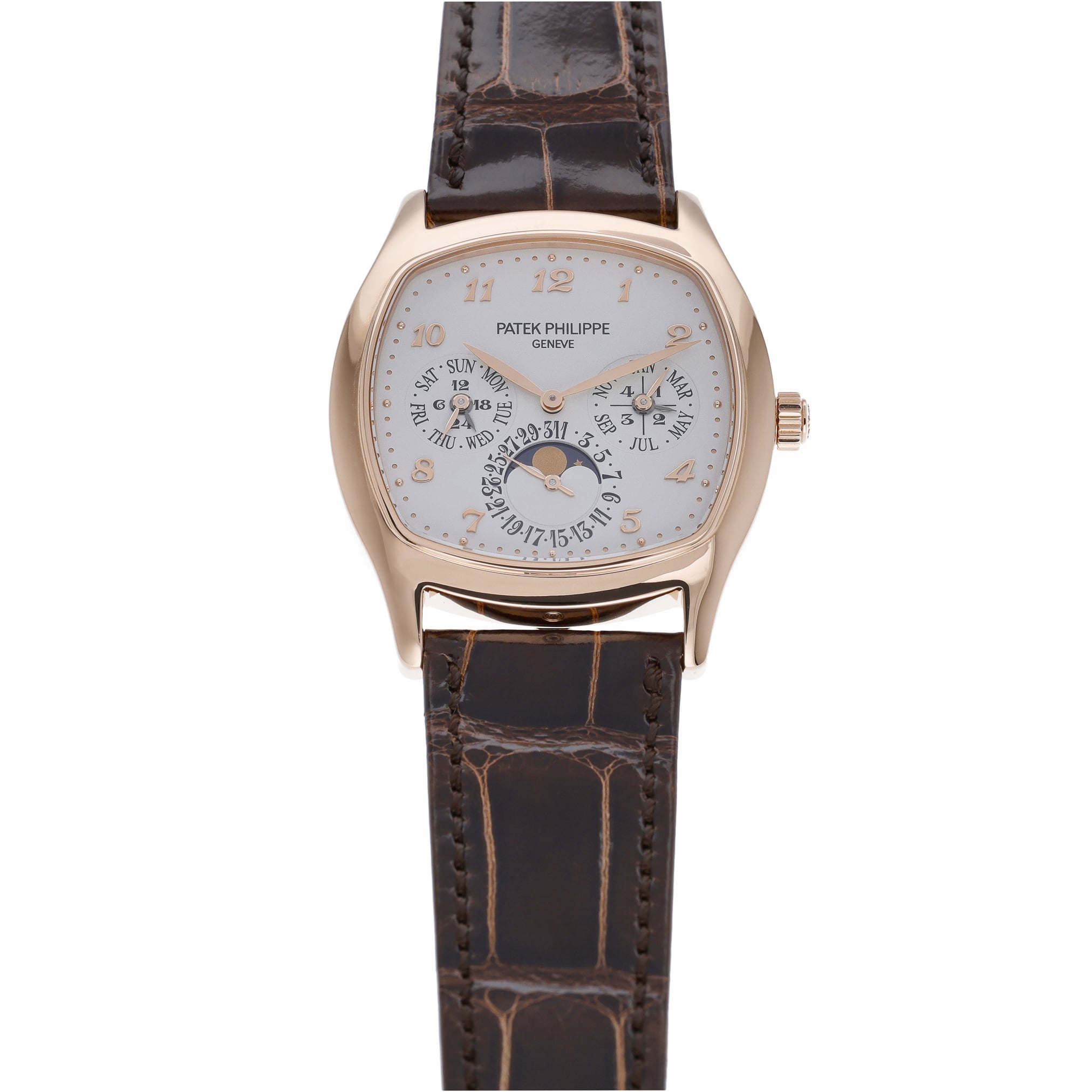 Patek Philippe Perpetual Calendar 5940R-001 with white dial and 18ct rose gold case - product image 2