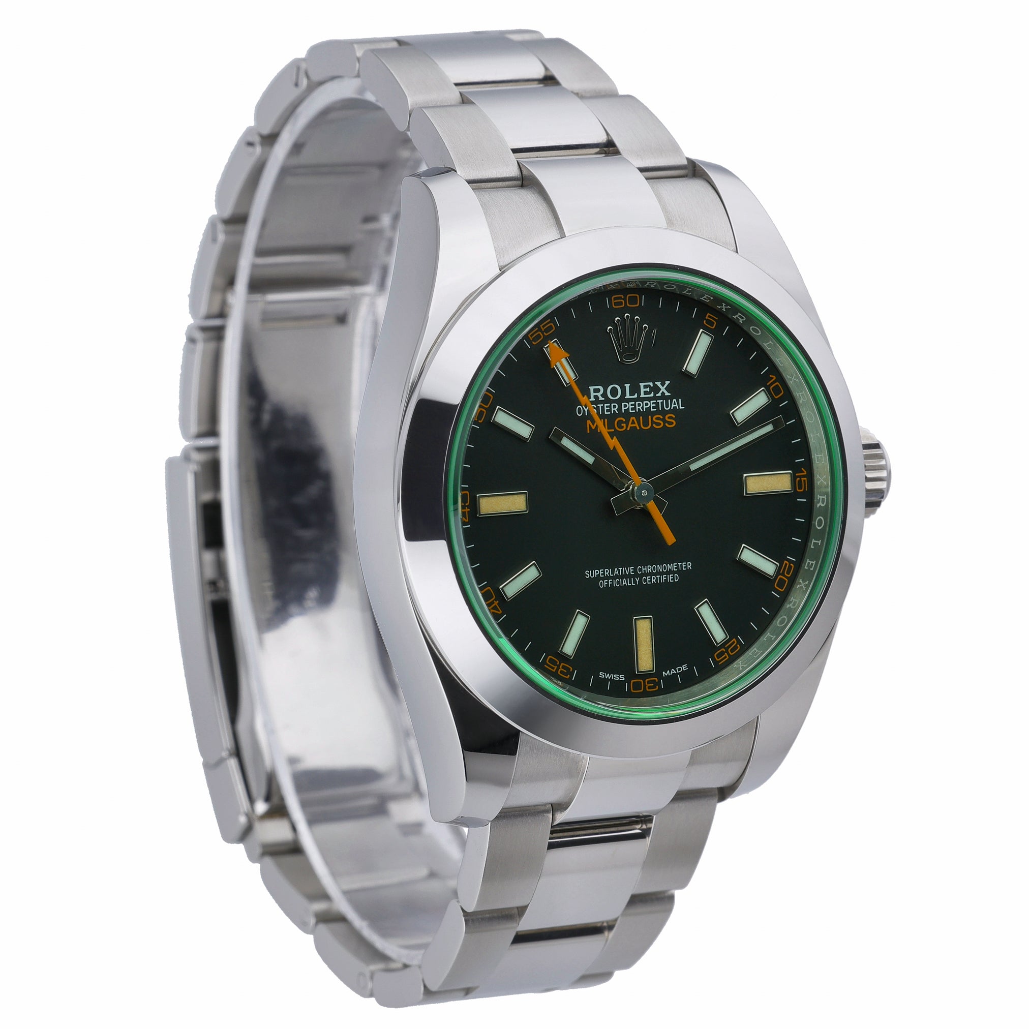 Rolex Milgauss 116400GV with black dial and oystersteel case - product image 4