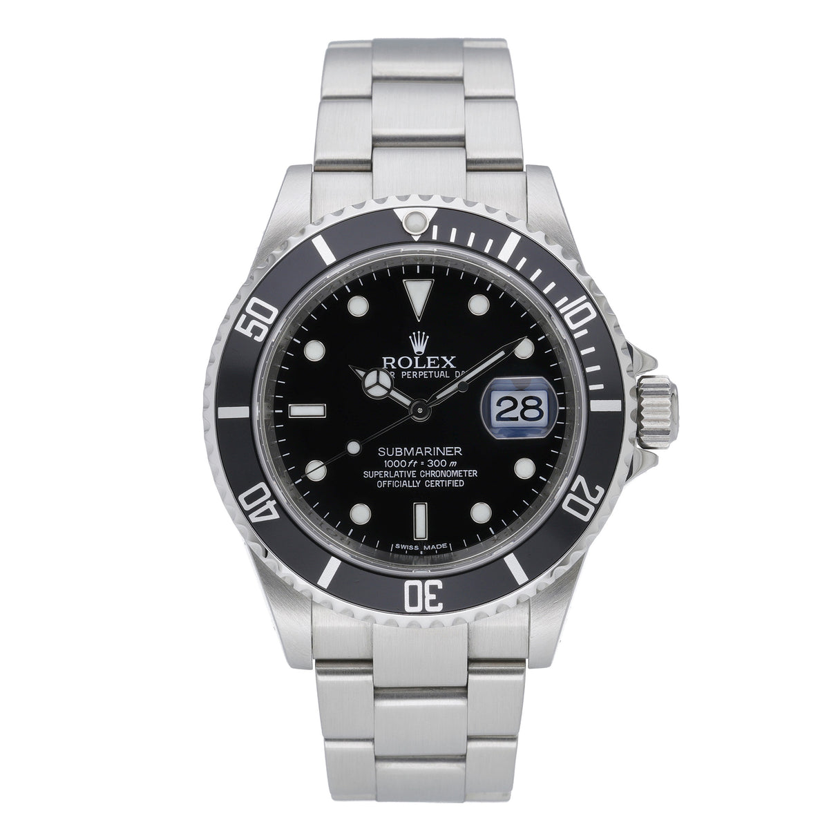 Rolex Submariner 16610LN with black dial and steel case - product image 2