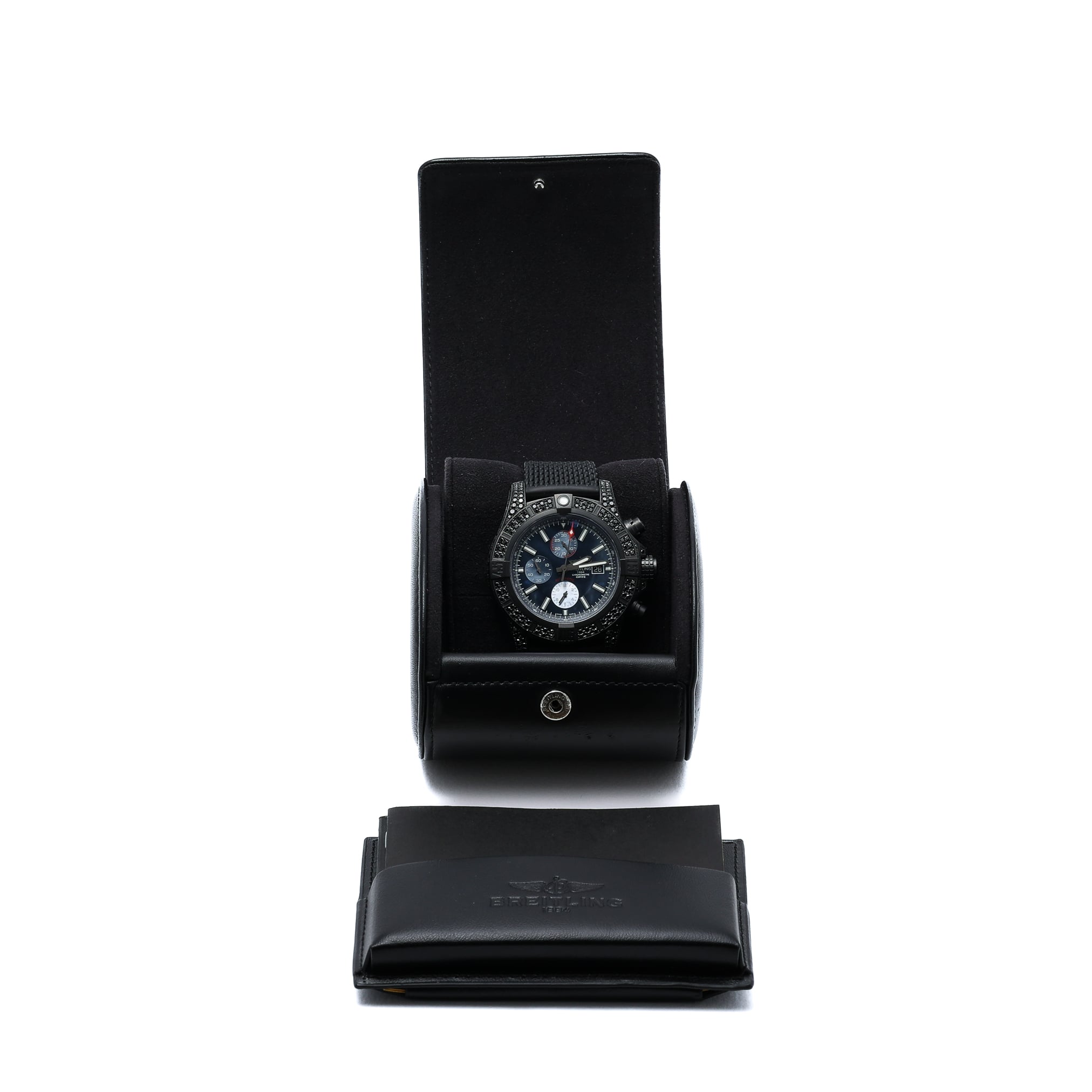 Breitling Super Avenger II M13371BU/BE52 with blue mop dial and steel case - product image 3