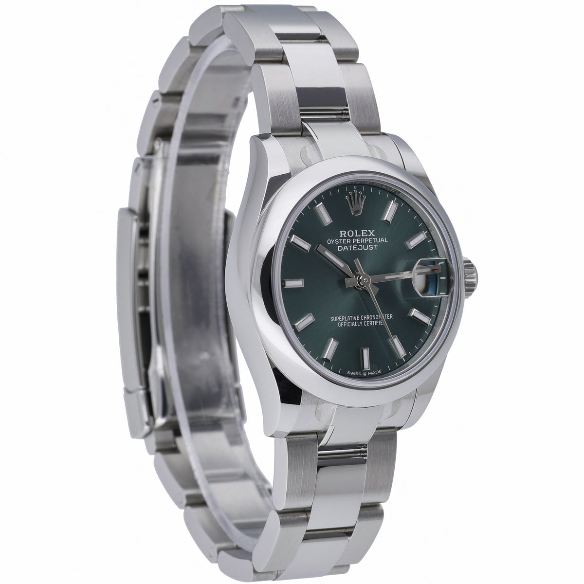 Rolex Datejust 278240 with green dial and oystersteel case - product image 4