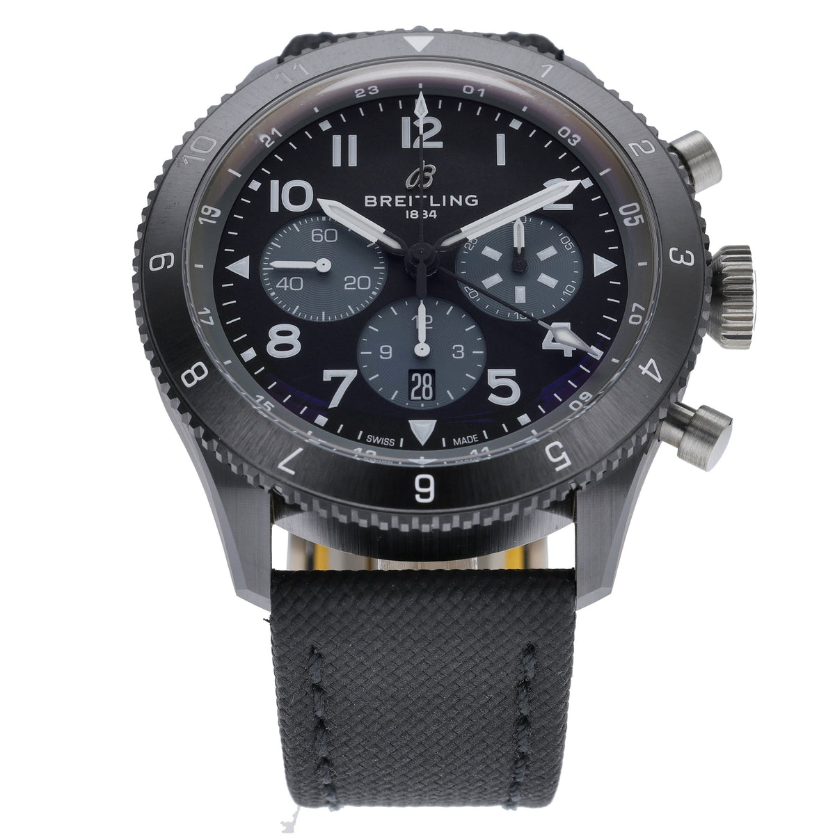 Breitling B04 CHRONOGRAPH GMT 46 SB0445 with black dial and ceramic case - product image 3