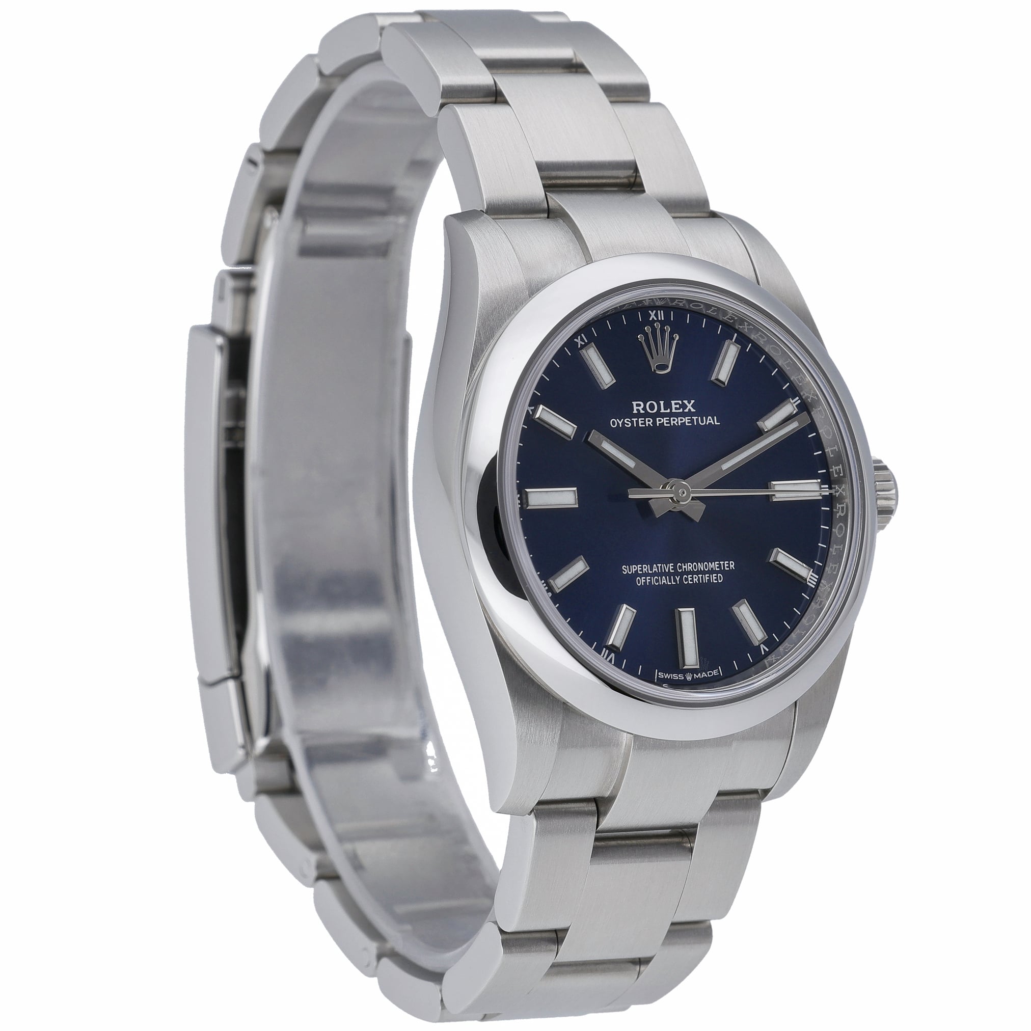 Rolex Rolex Oyster Perpetual 34 124200 with blue dial and oystersteel case - product image 4