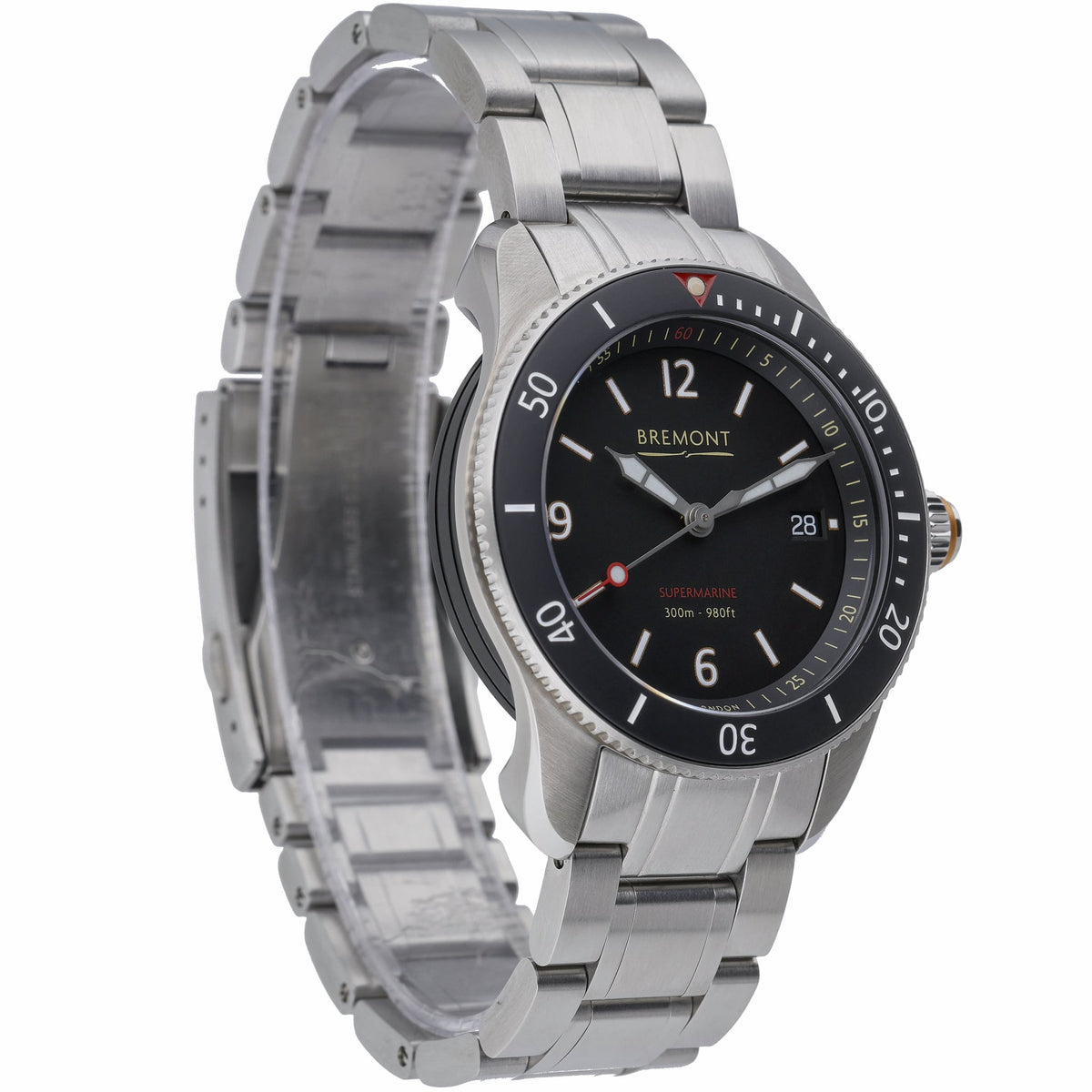 Bremont Supermarine S300-BK-B with black dial and steel case - product image 4