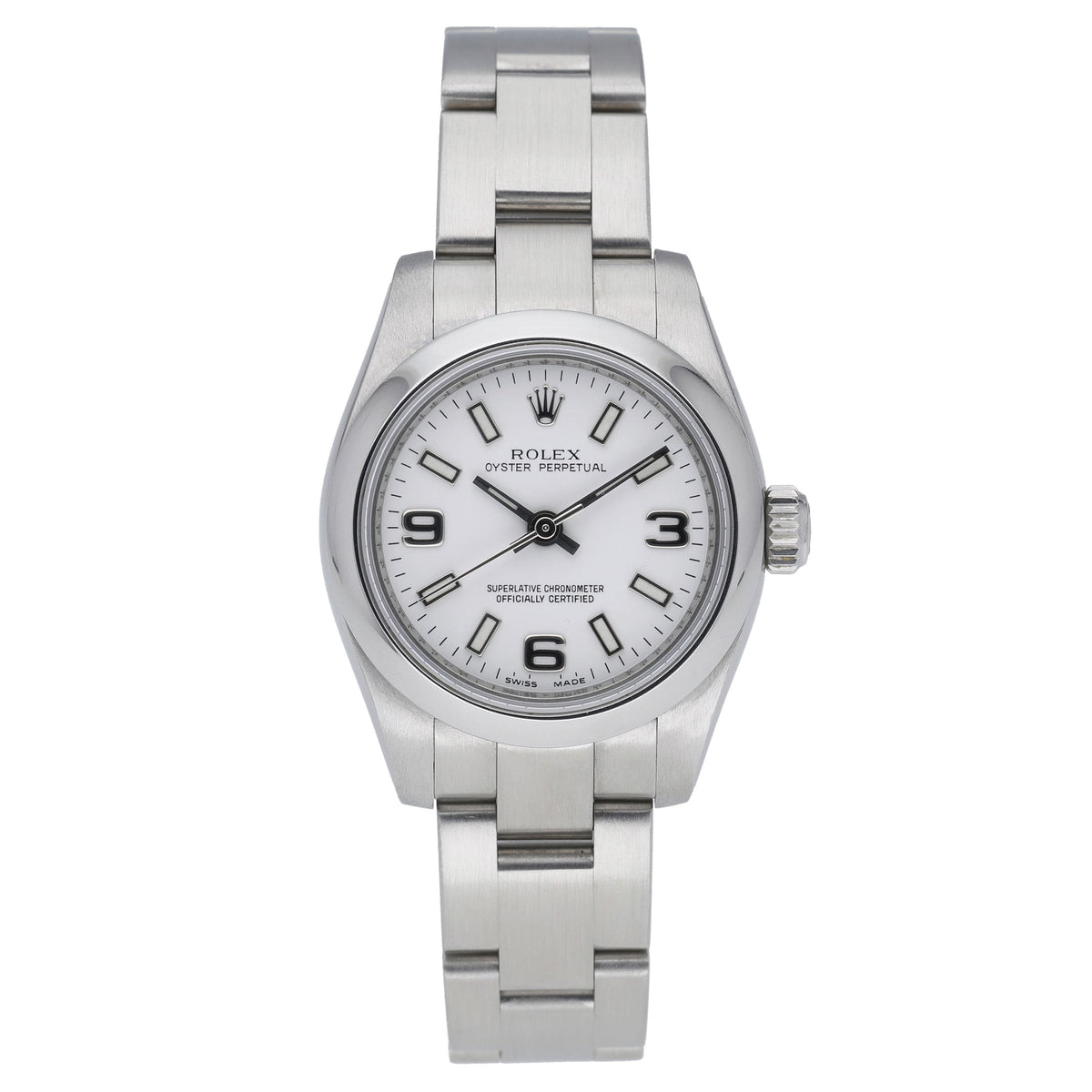 Rolex Oyster Perpetual 176200 with white dial and oystersteel case - product image 2