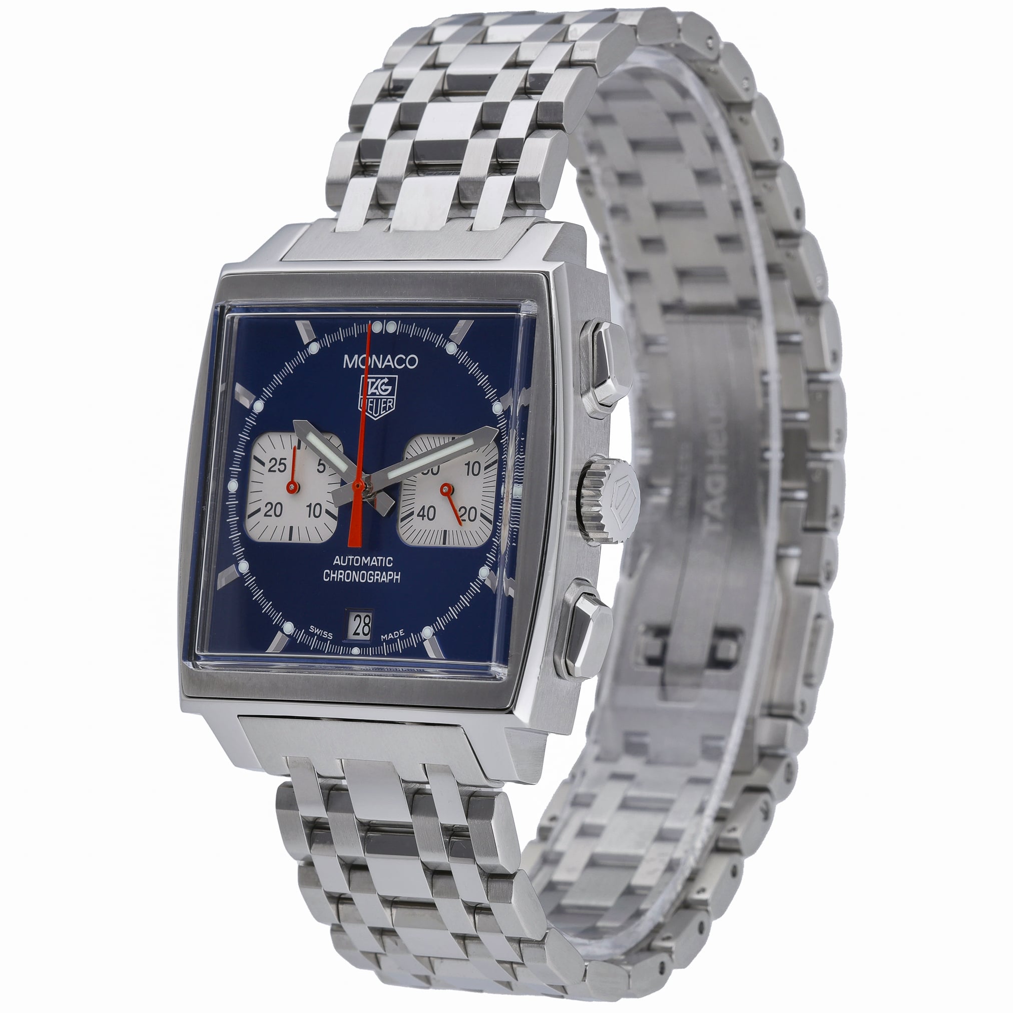 Tag Heuer Steve McQueen CW2113-0 with blue dial and steel case - product image 3