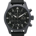 IWC Pilots Chronograph IW388106 with black dial and ceramic case