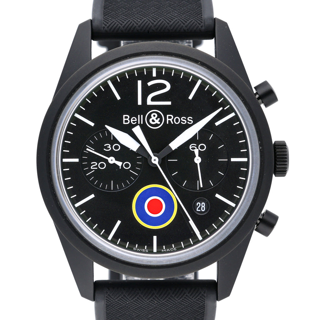 Bell & Ross BR126 BR 126-94-SC with black dial and pvd case