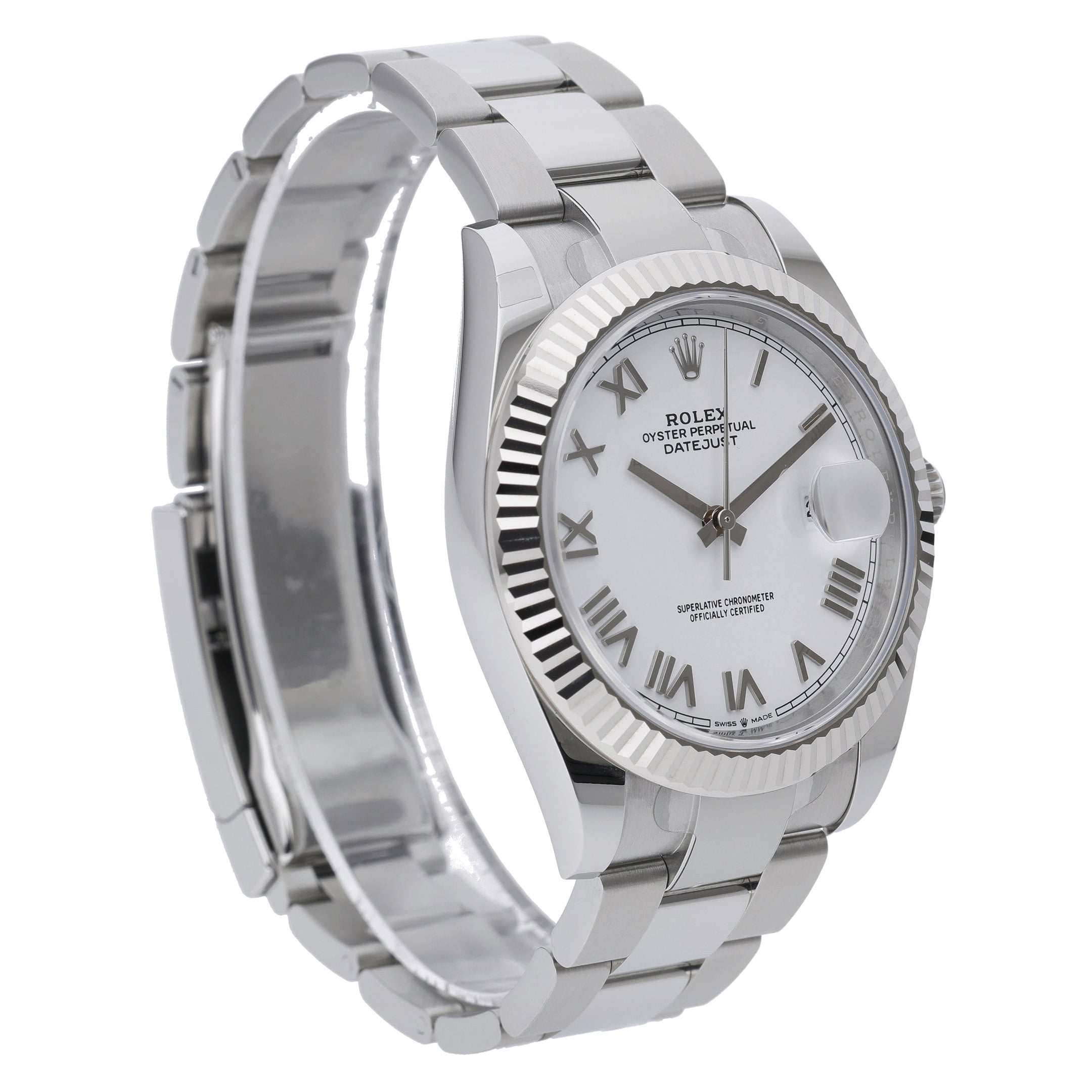 Rolex Datejust 41 126334 with white dial and steel & white gold case - product image 4