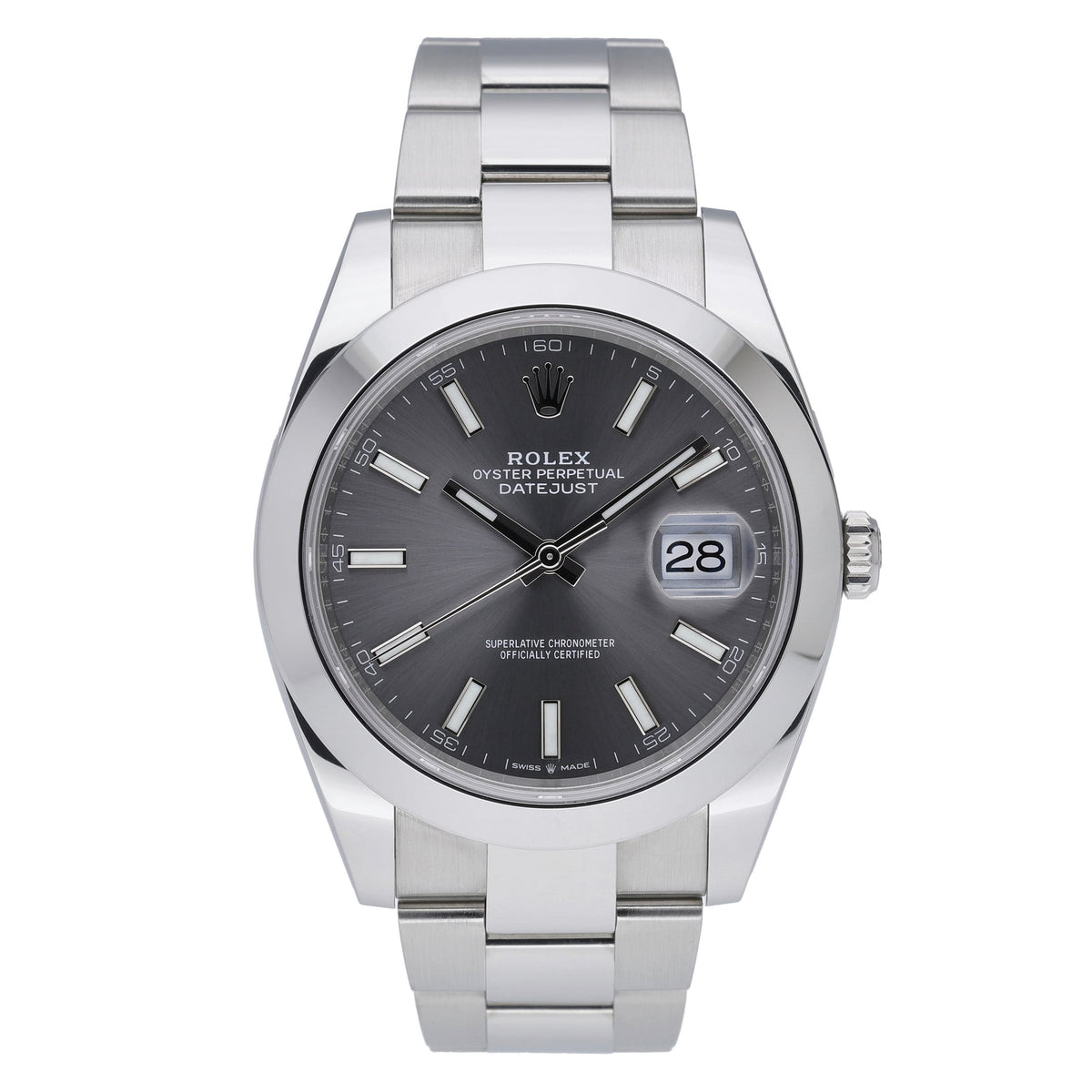 Rolex Datejust 41 126300 with slate dial and oystersteel case - product image 2