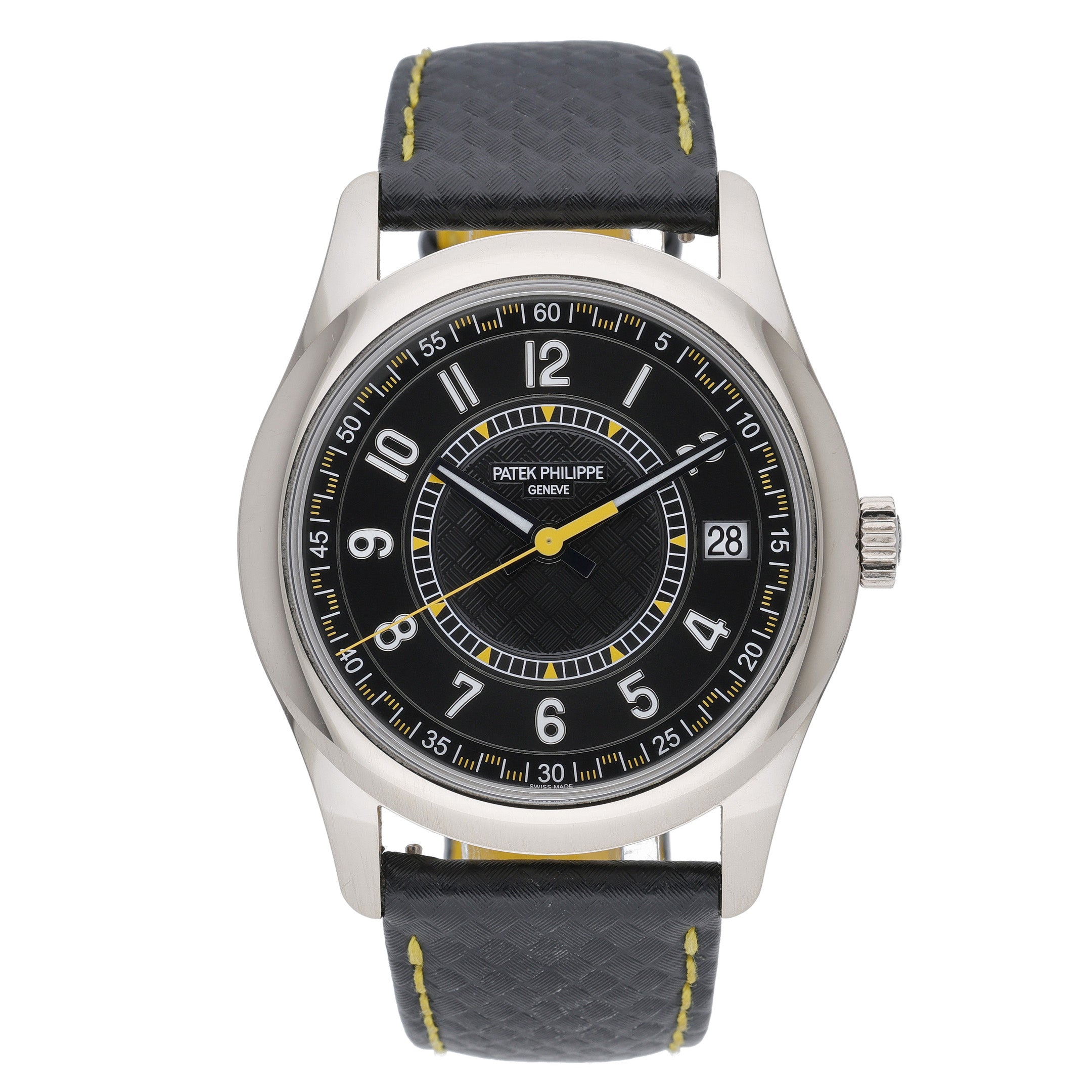Patek Philippe Calatrava 6007G-001 with black dial and 18ct white gold case - product image 2