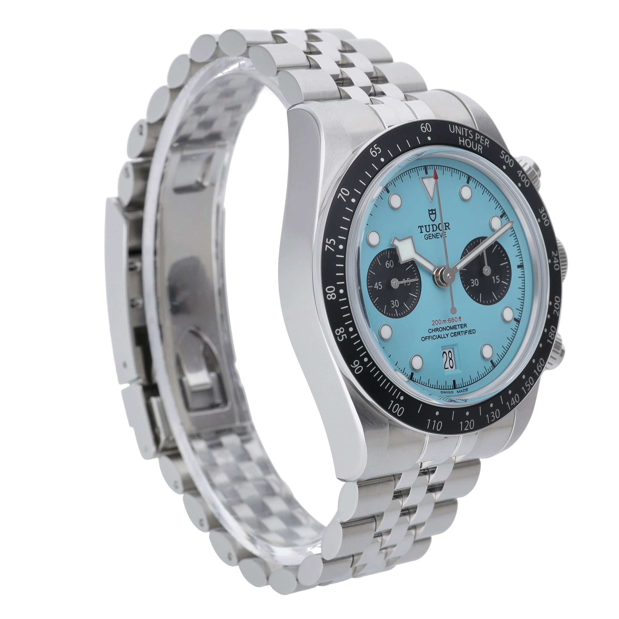 Tudor Black Bay Chrono 79360N with turquoise dial and steel case - product image 4
