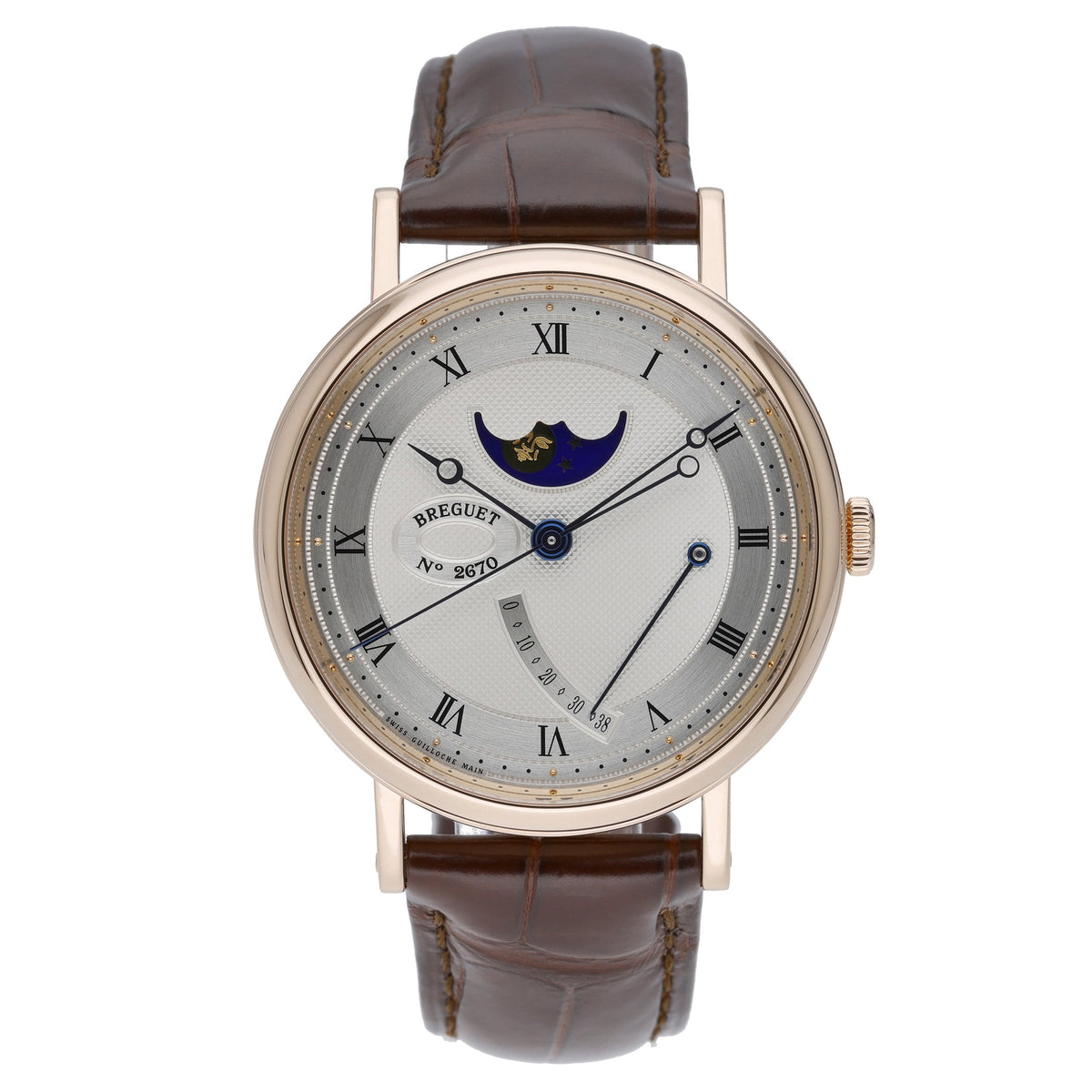Breguet CLASSIQUE 7787BR/12/9V6 with silver dial and 18ct rose gold case - product image 2