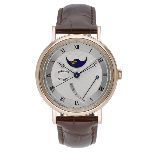 Breguet CLASSIQUE 7787BR/12/9V6 with silver dial and 18ct rose gold case - product image 2