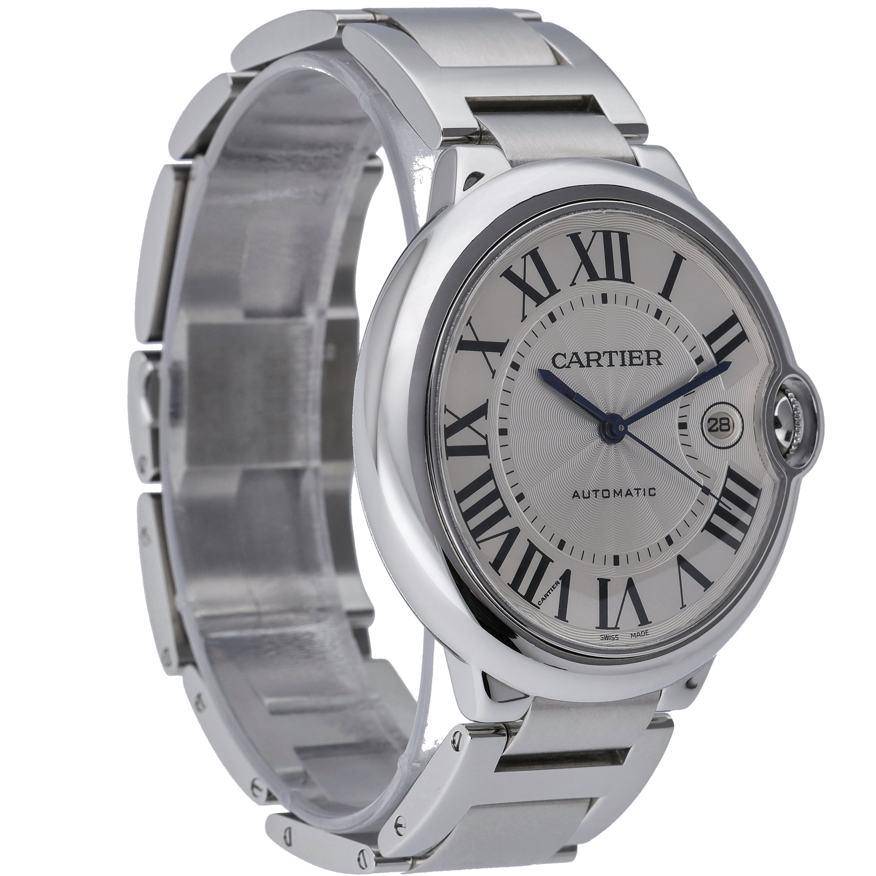 Cartier Ballon Bleu 3001 with silver dial and steel case - product image 4
