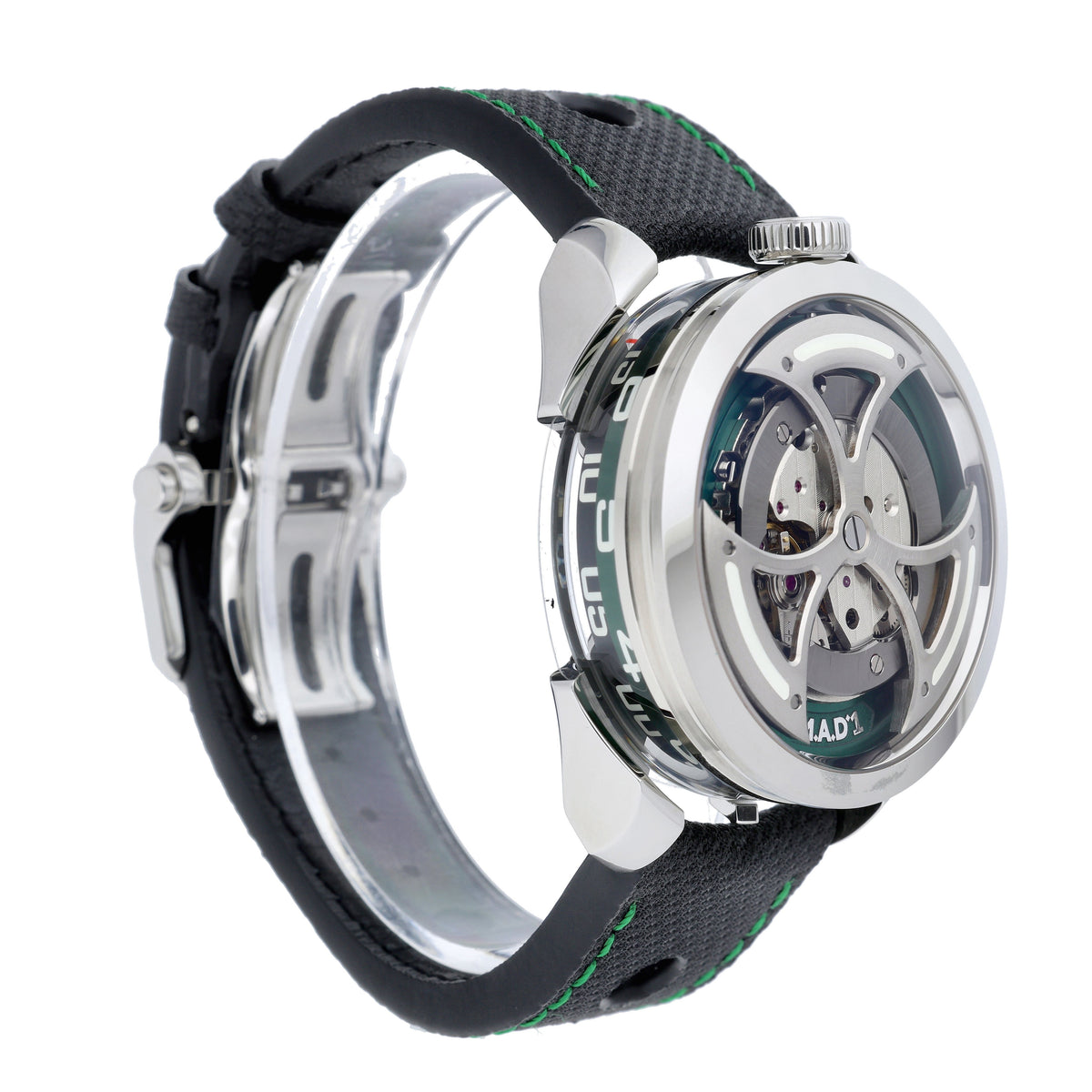 MB & F M.A.D. 1 Green M.A.D. 1 with green dial and steel case - product image 4