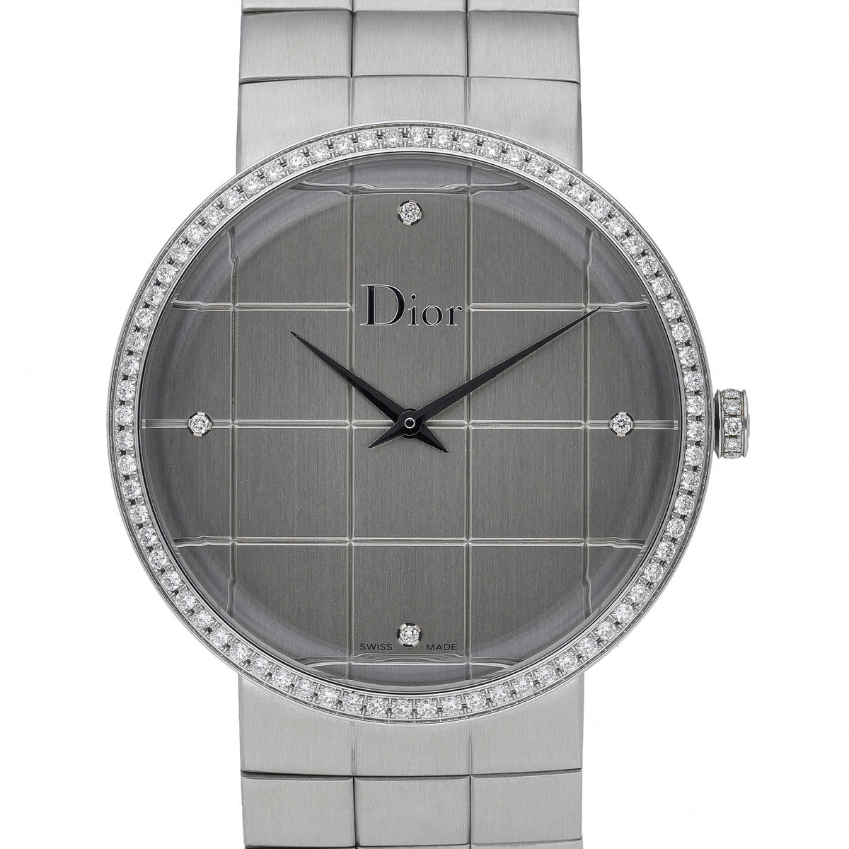 Dior La D De Dior CD043113/01 with silver dial and steel case