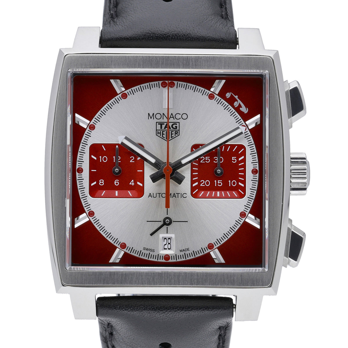 Tag Heuer Grand Prix De Monaco Edition CBL2114.FC6486 with red dial and steel case