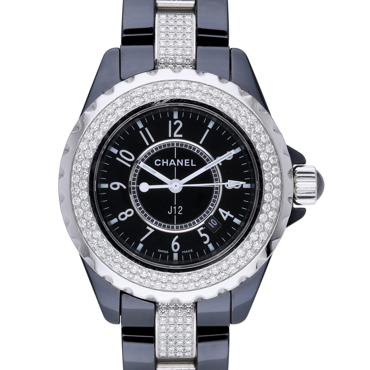 Chanel J12 H1339 with black dial and ceramic case