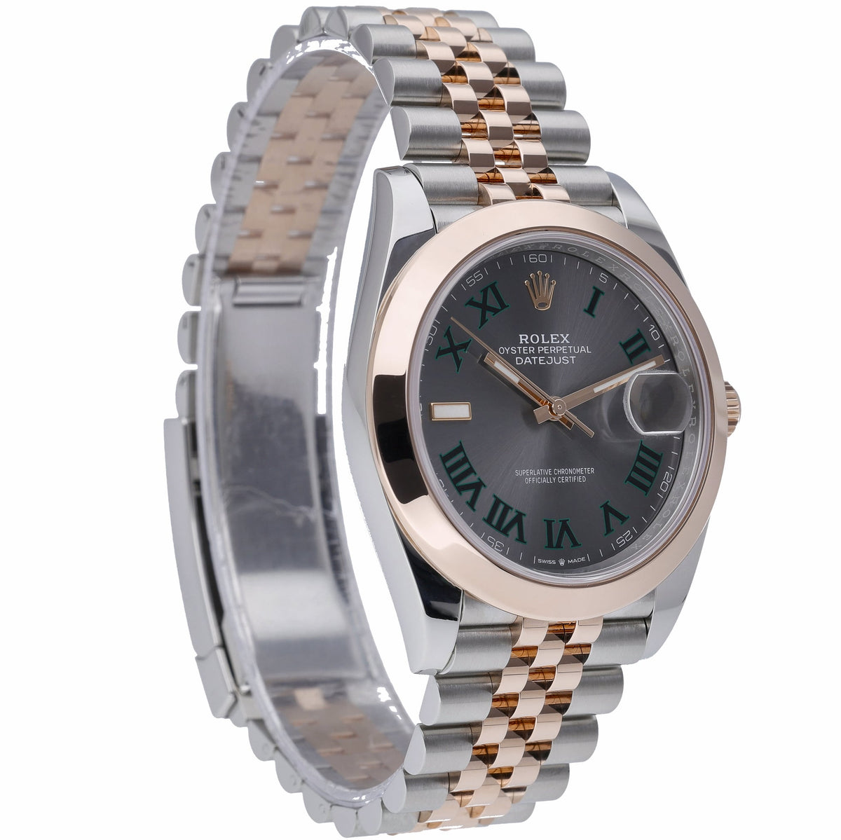 Rolex Datejust 41 126301 with slate dial and steel & rose gold case - product image 4