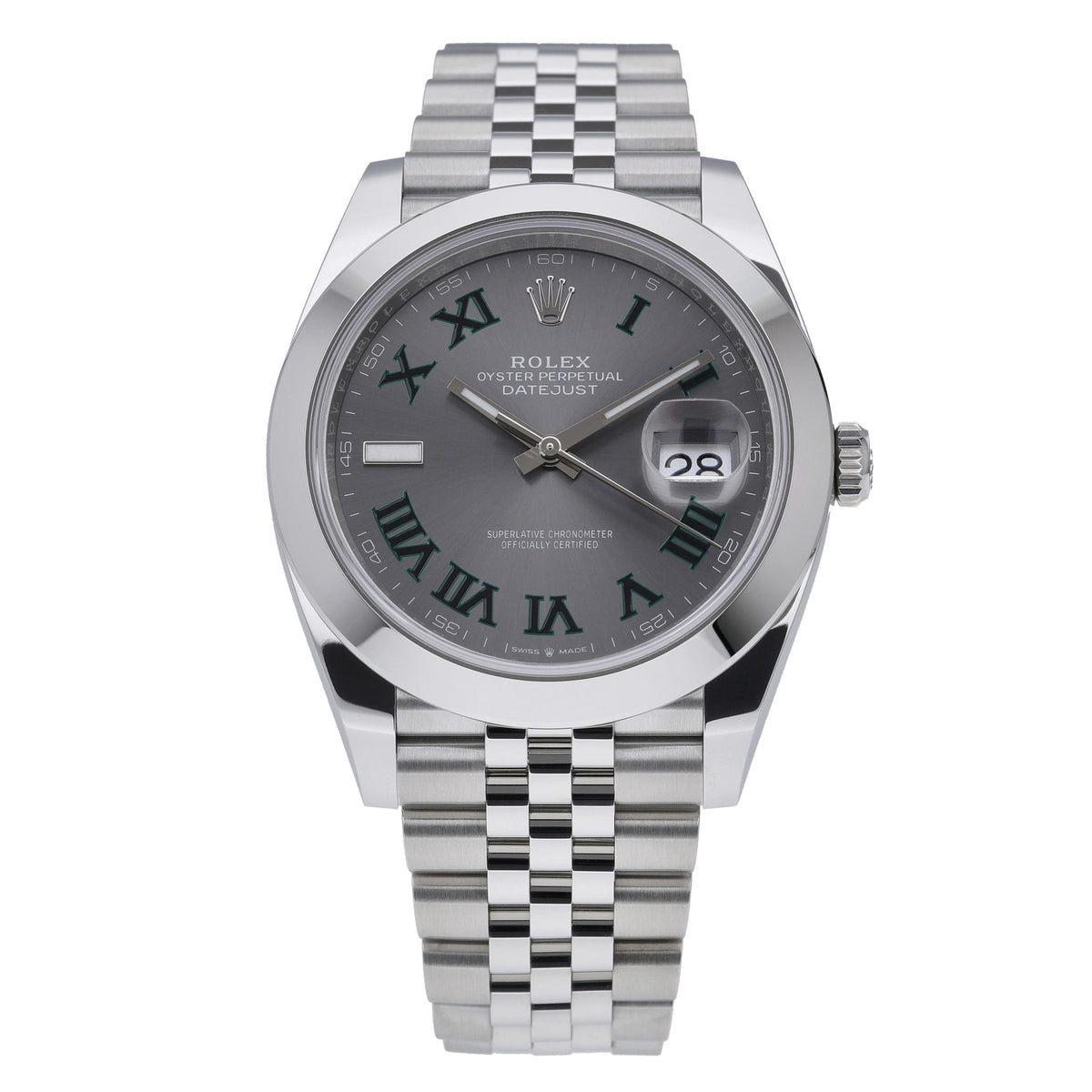 Rolex Datejust 41 126300 with slate dial and oystersteel case - product image 3