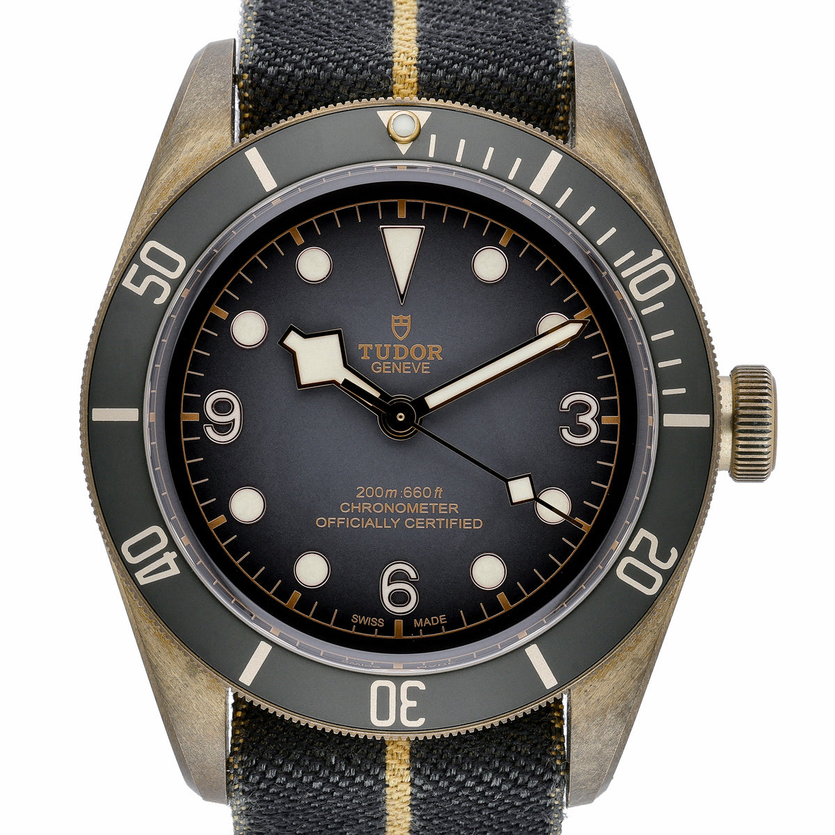 Tudor Black Bay Bronze 79250BA with grey dial and bronze case