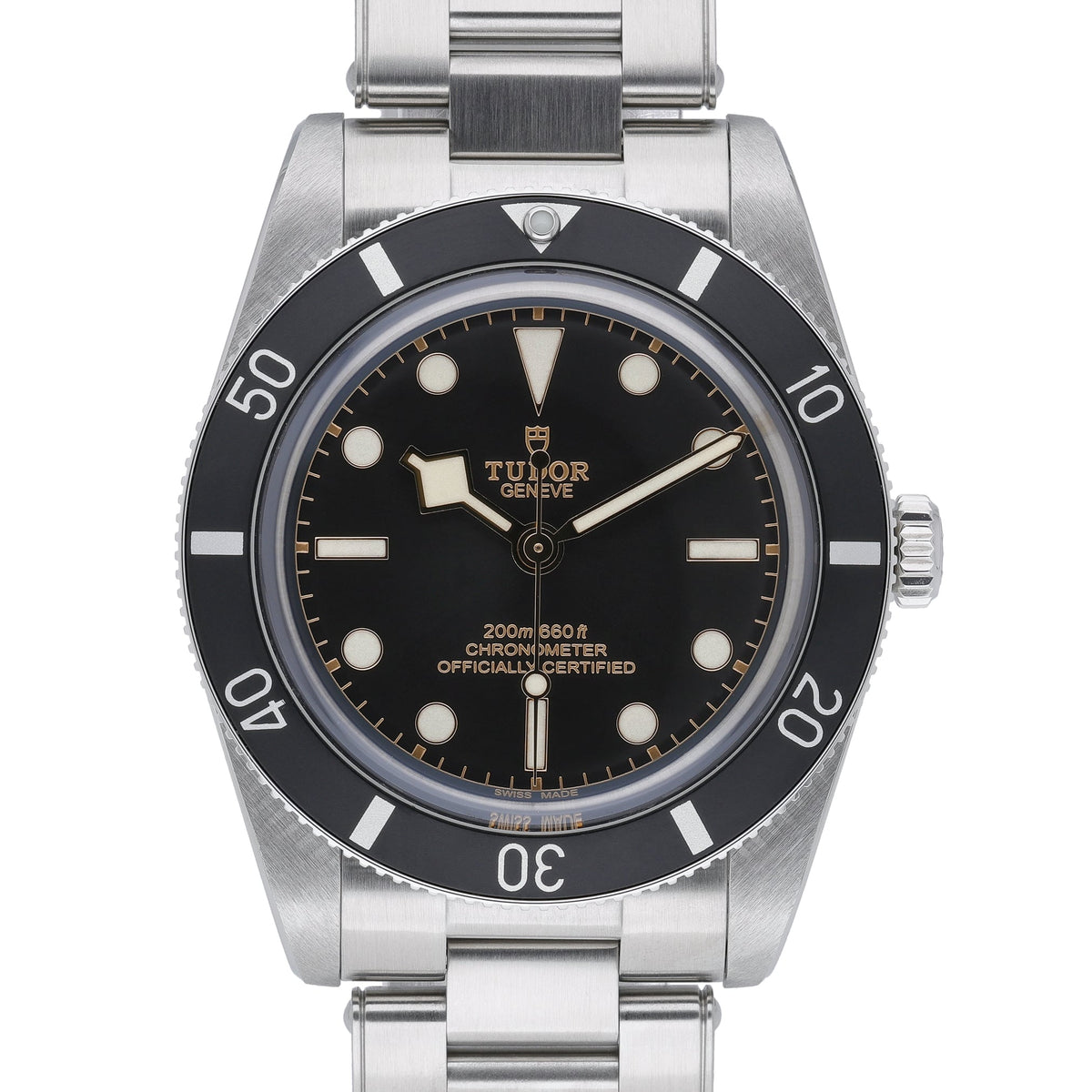 Tudor Black Bay 54 M79000N-0001 with black dial and steel case