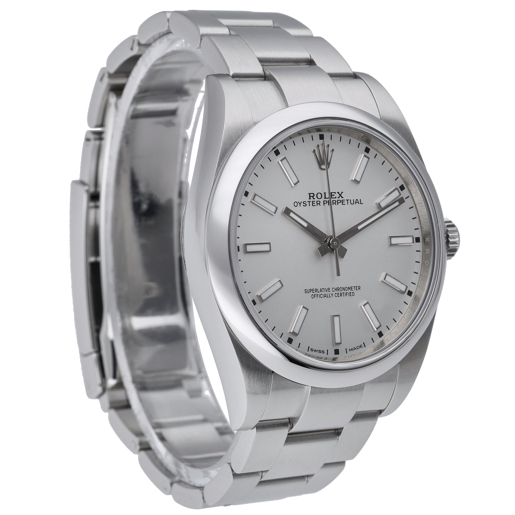 Rolex Oyster Perpetual 114300 with white dial and oystersteel case - product image 4
