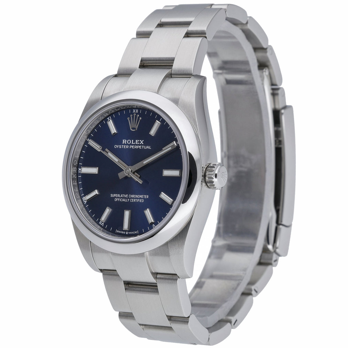 Rolex Rolex Oyster Perpetual 34 124200 with blue dial and oystersteel case - product image 3