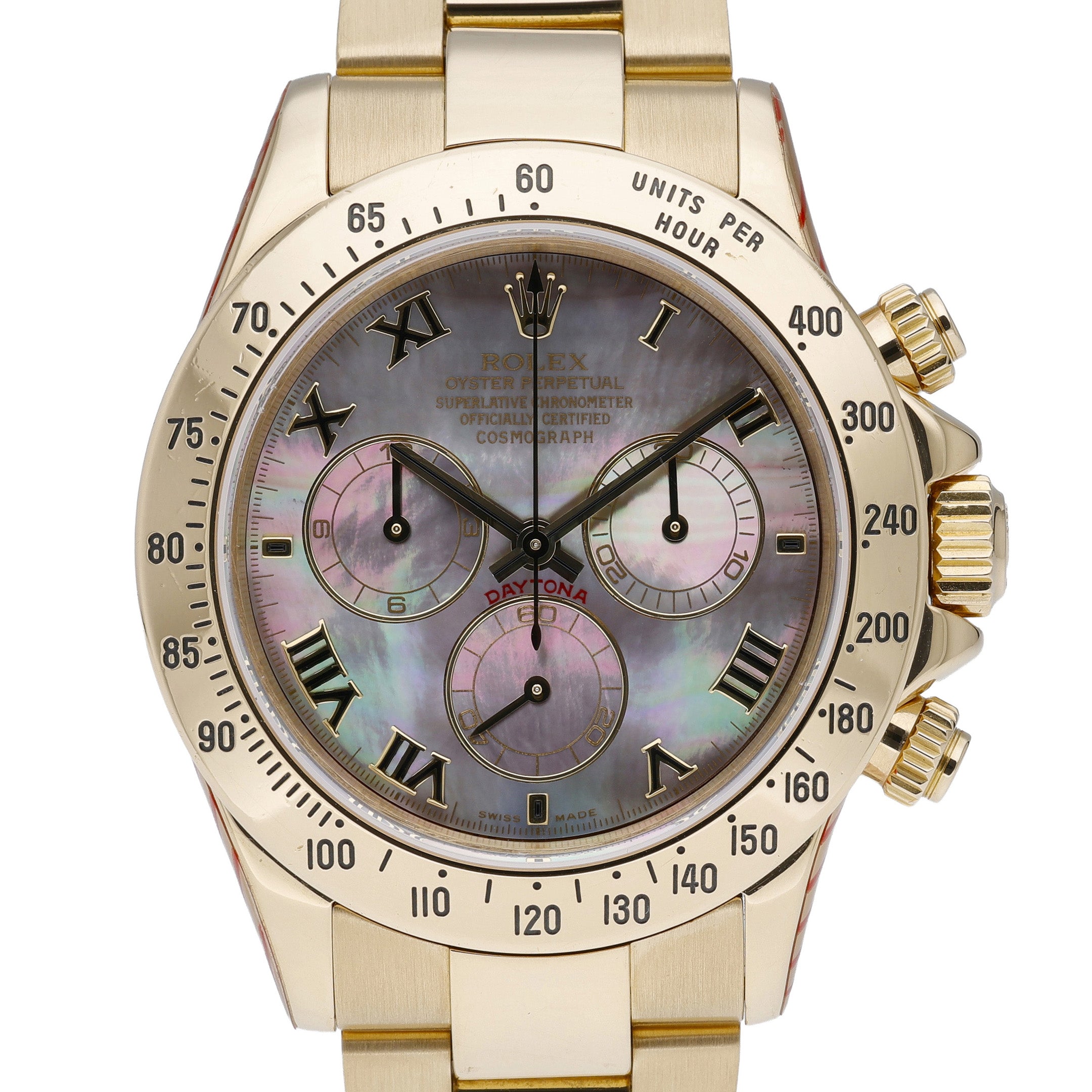 Rolex Daytona 116528 with tahitian dial and 18ct yellow gold case - product image 2