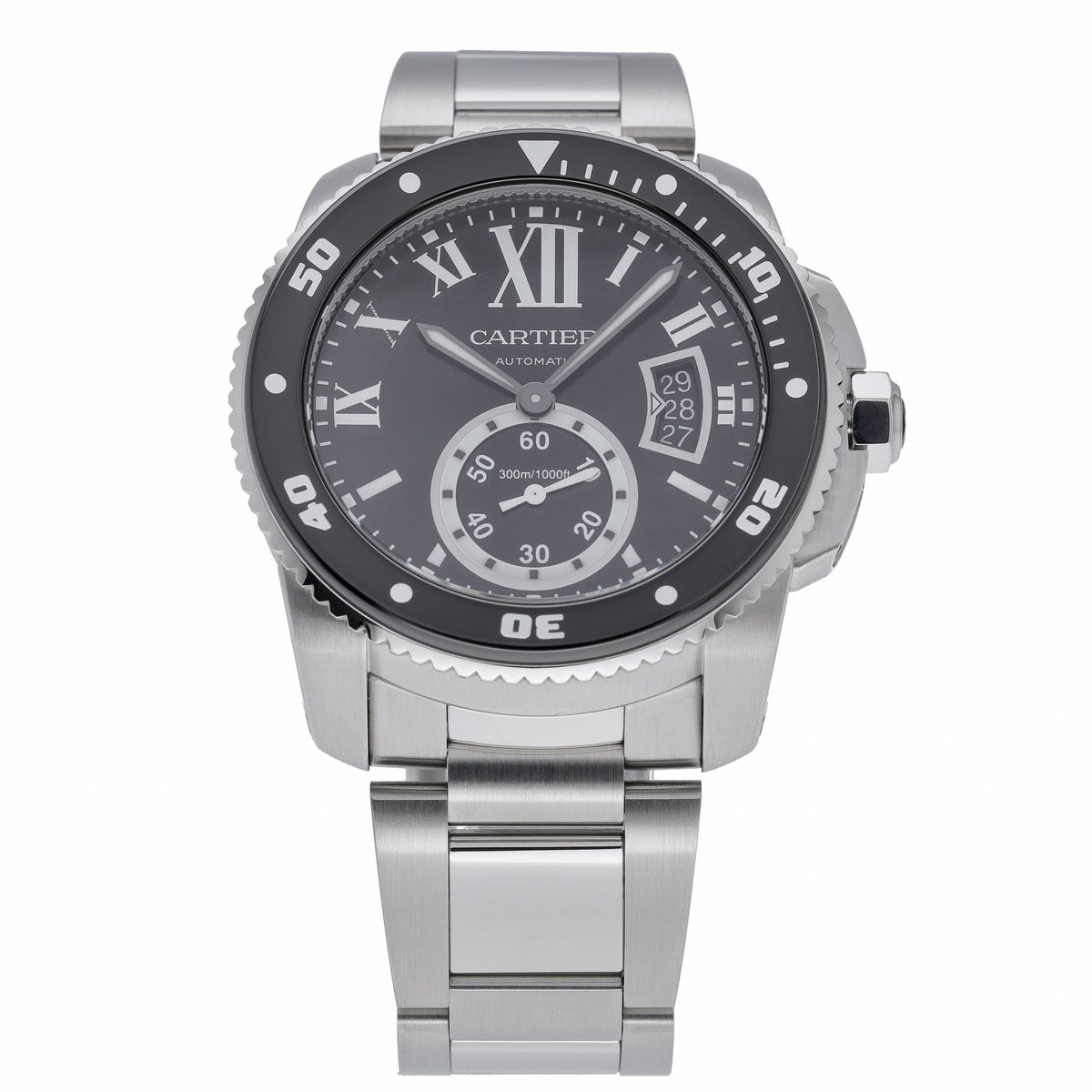Cartier Calibre de Cartier Diver 3729 with black dial and steel case - product image 2