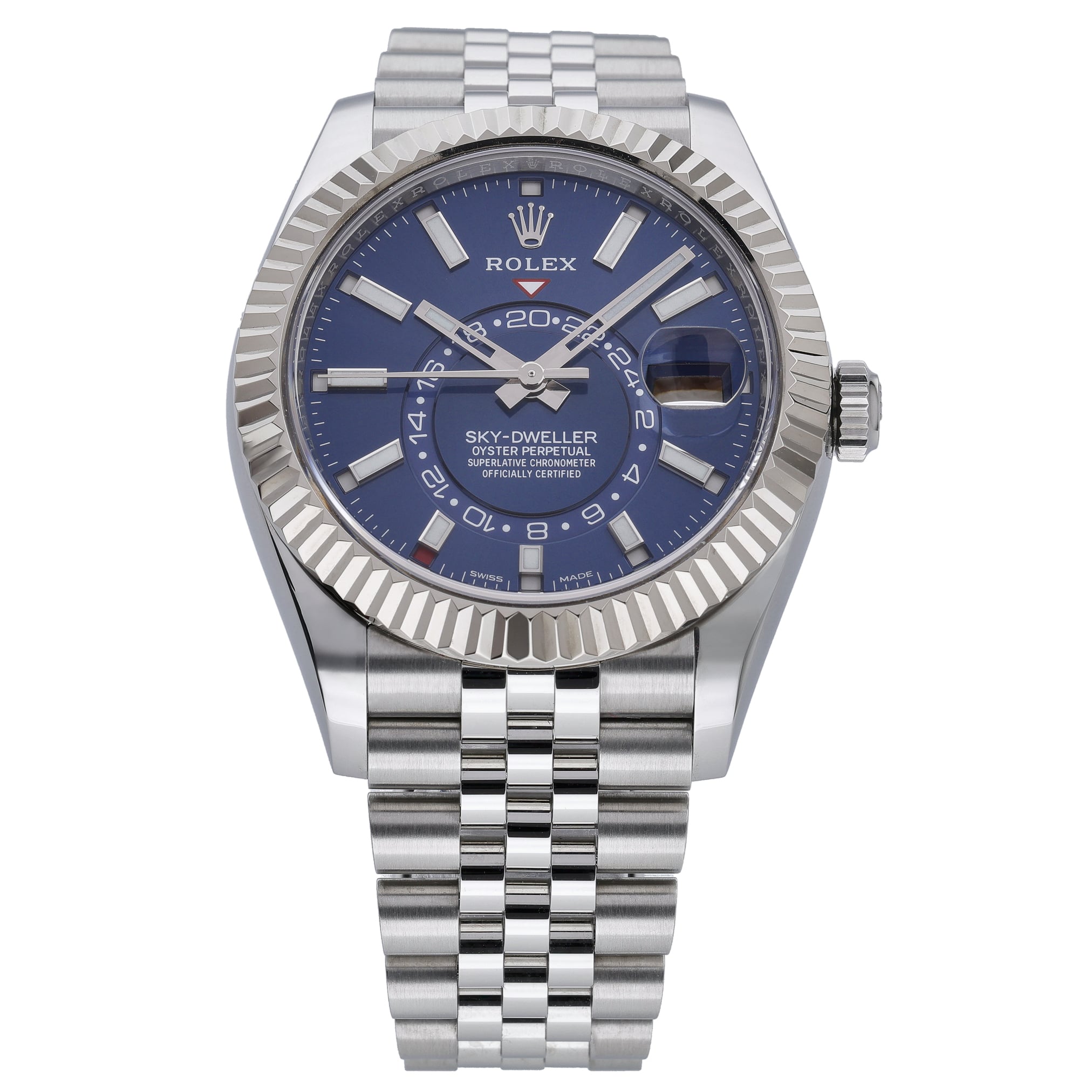 Rolex Sky-Dweller 326934 with blue dial and steel & white gold case - product image 2