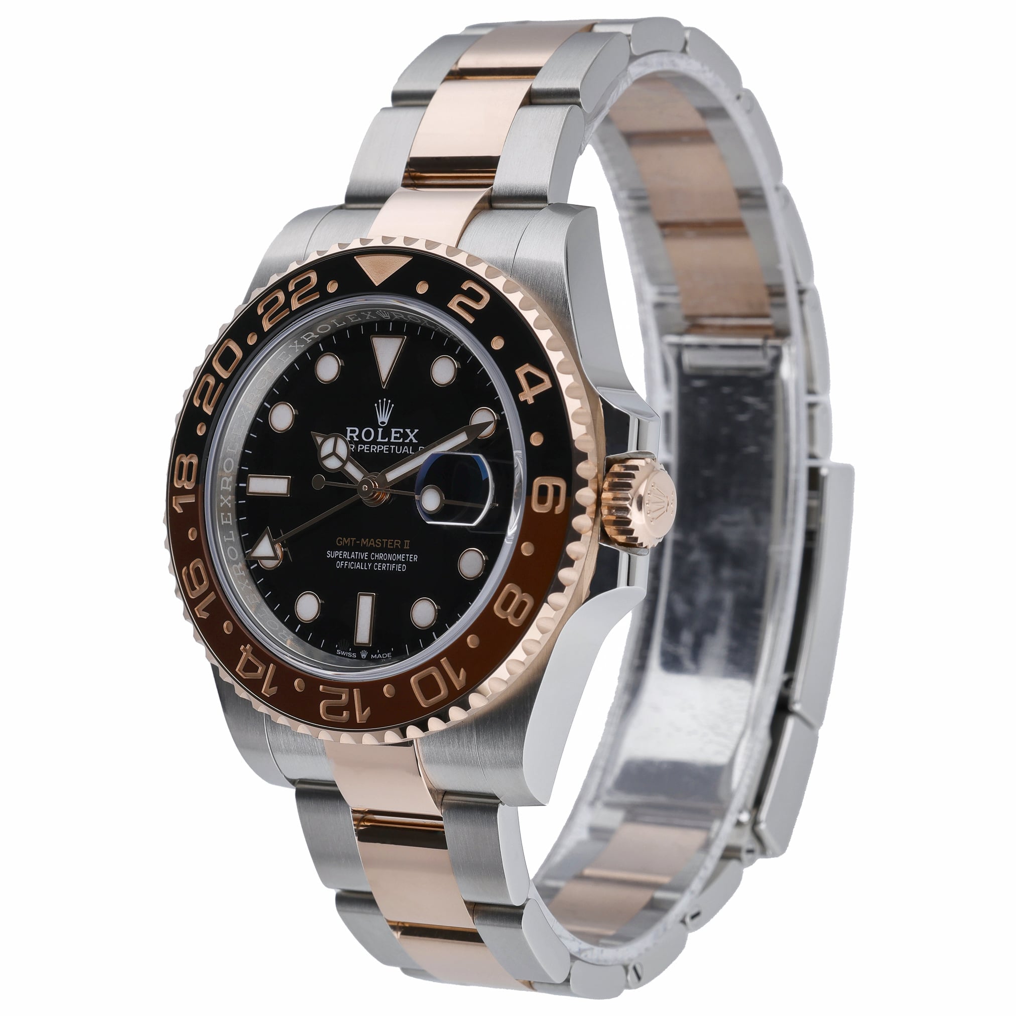 Rolex GMT-Master II 126711CHNR with black dial and steel & rose gold case - product image 3
