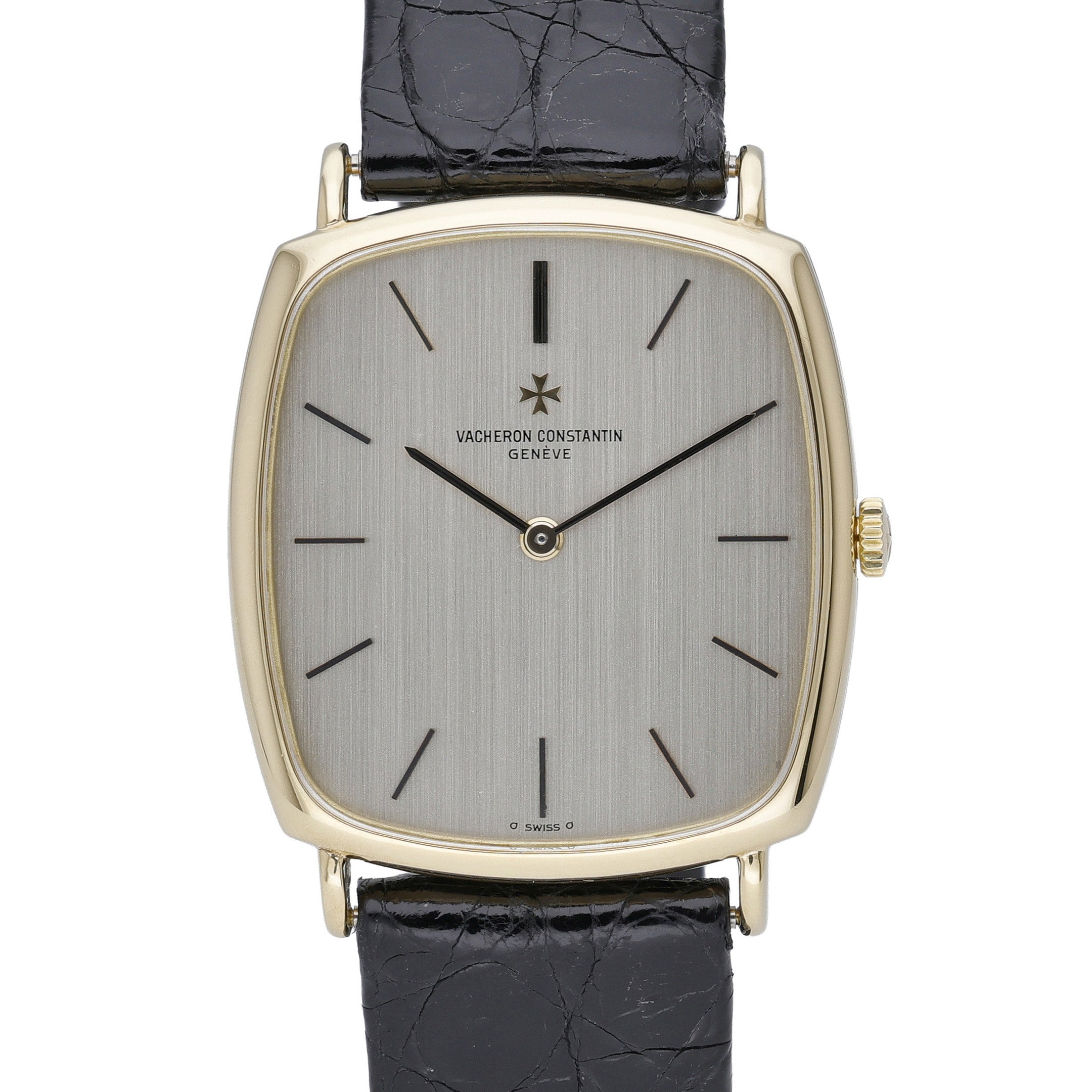 Vacheron Constantin Classic with silver dial and 18ct yellow gold case