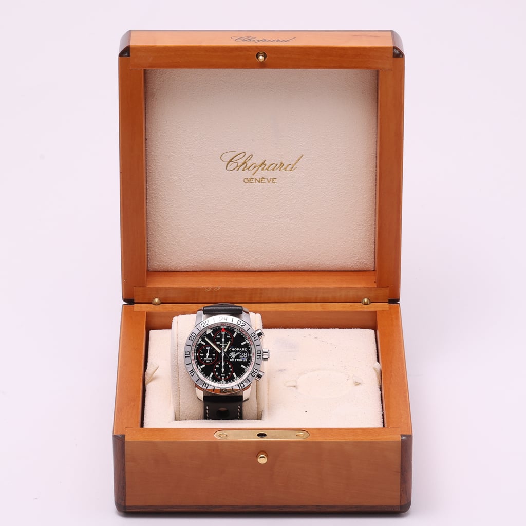 Chopard Alpha Romeo GMT Lim.Ed 16/8954 with black dial and steel case