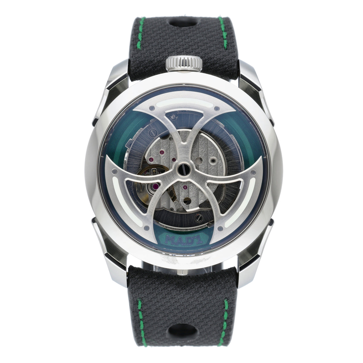 MB & F M.A.D. 1 Green M.A.D. 1 with green dial and steel case - product image 2