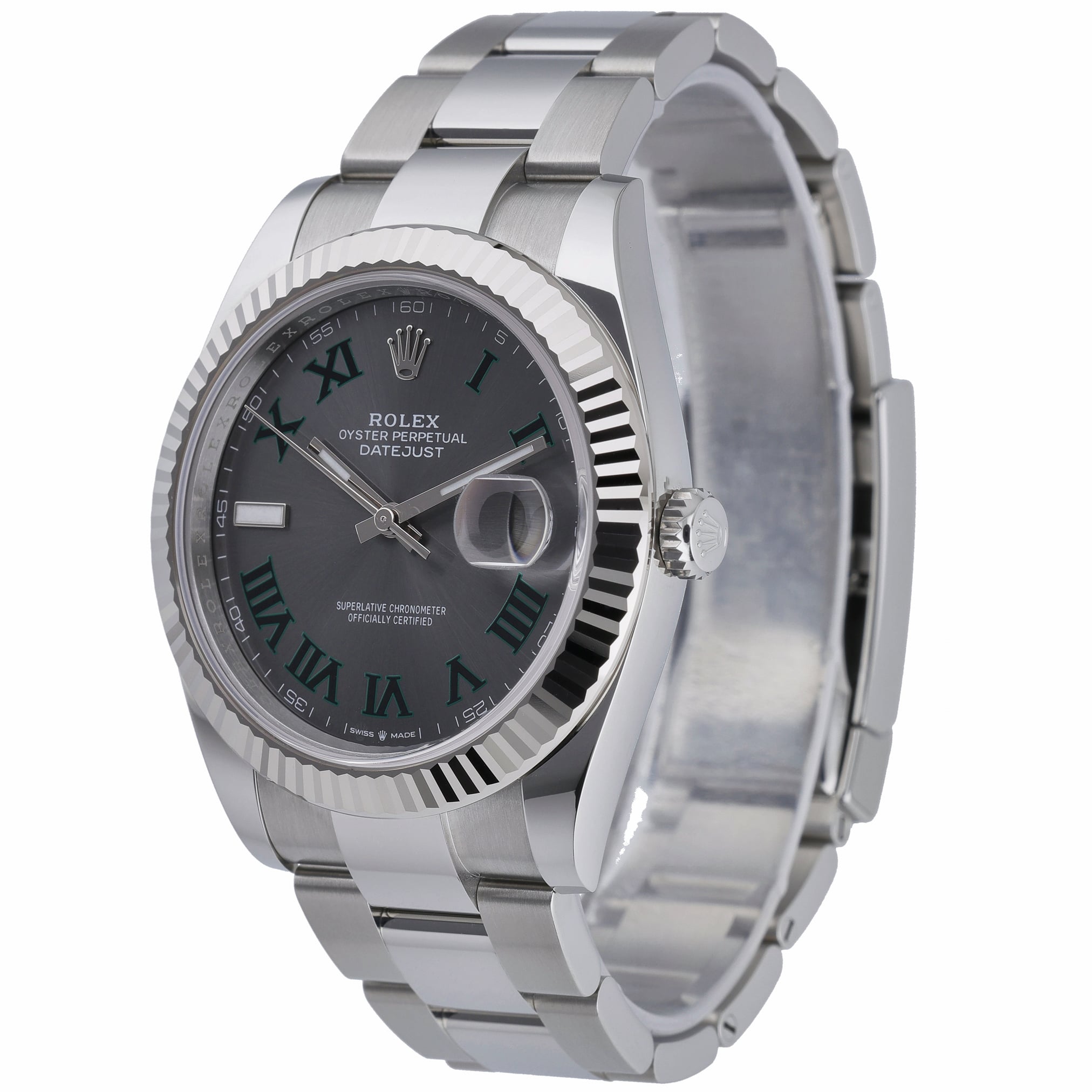 Rolex Datejust 41 126334 with slate dial and steel & white gold case - product image 3