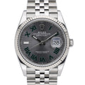 Rolex Datejust 126234 with slate dial and steel & white gold case