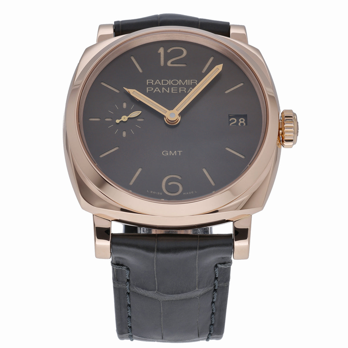 Panerai Radiomir 1940 3 Days Automatic PAM00570 with brown dial and 18ct rose gold case - product image 2