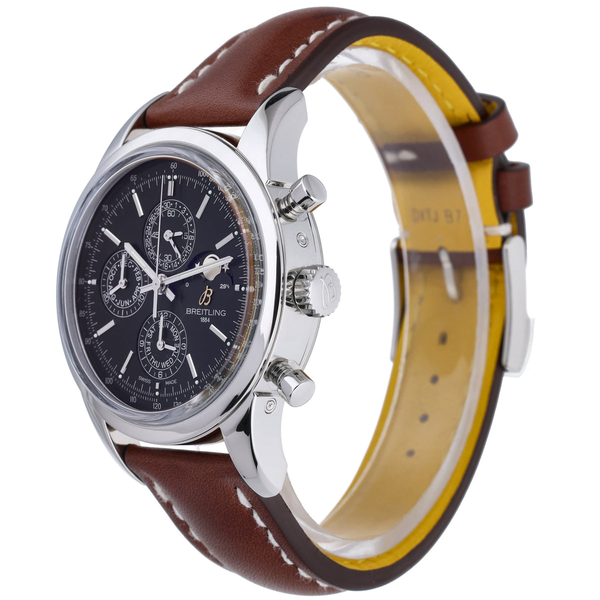 Breitling Transocean Chronograph 1461 A1931012 with black dial and steel case - product image 3